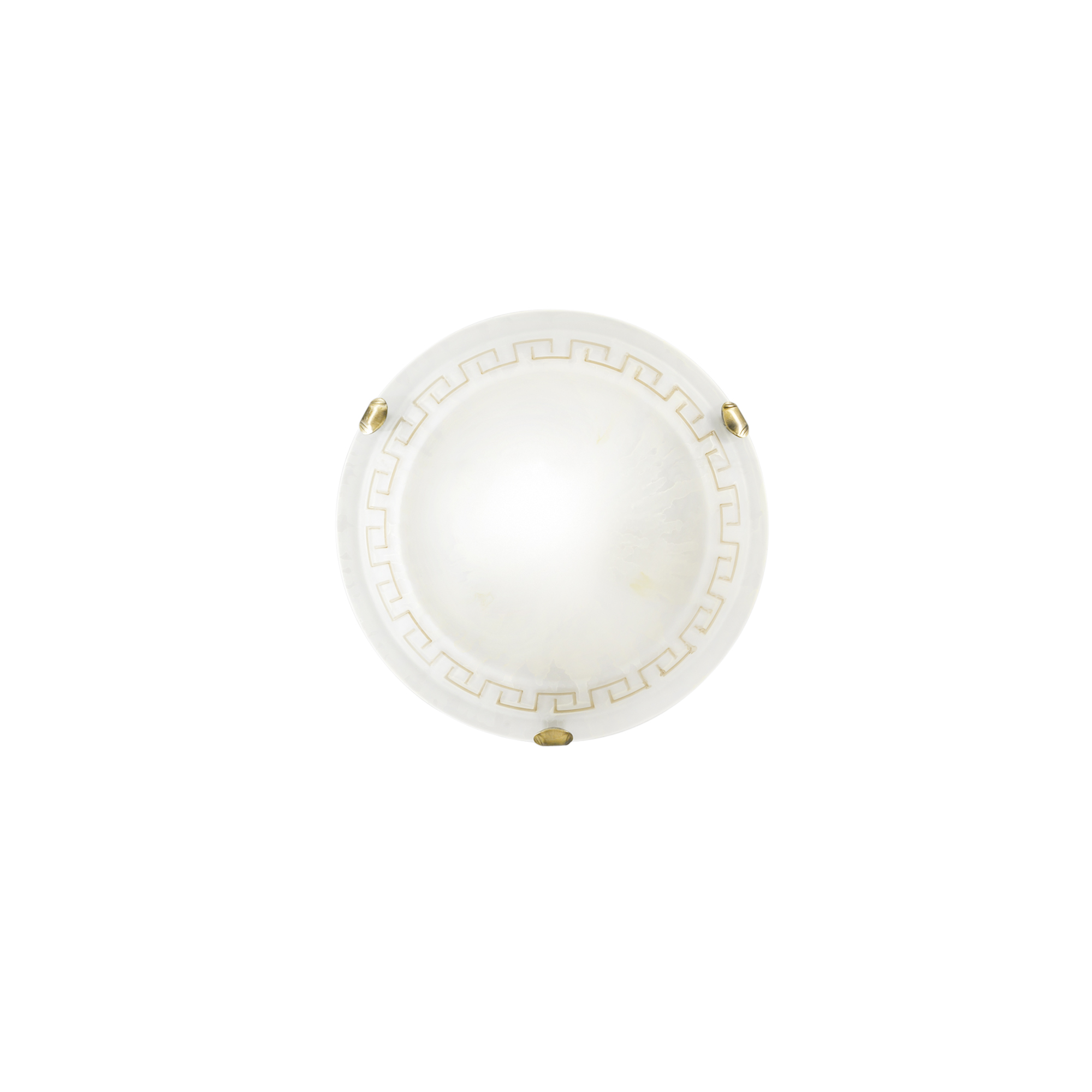 TRECENTO ceiling light in amber glass 30 cm - Luce Ambiente e Design