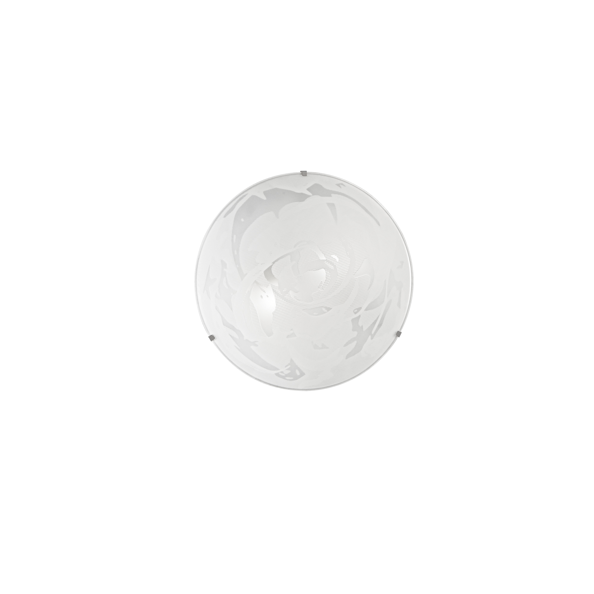 ALABASTRO ceiling light in white glass Ø 30 cm - Luce Ambiente e Design