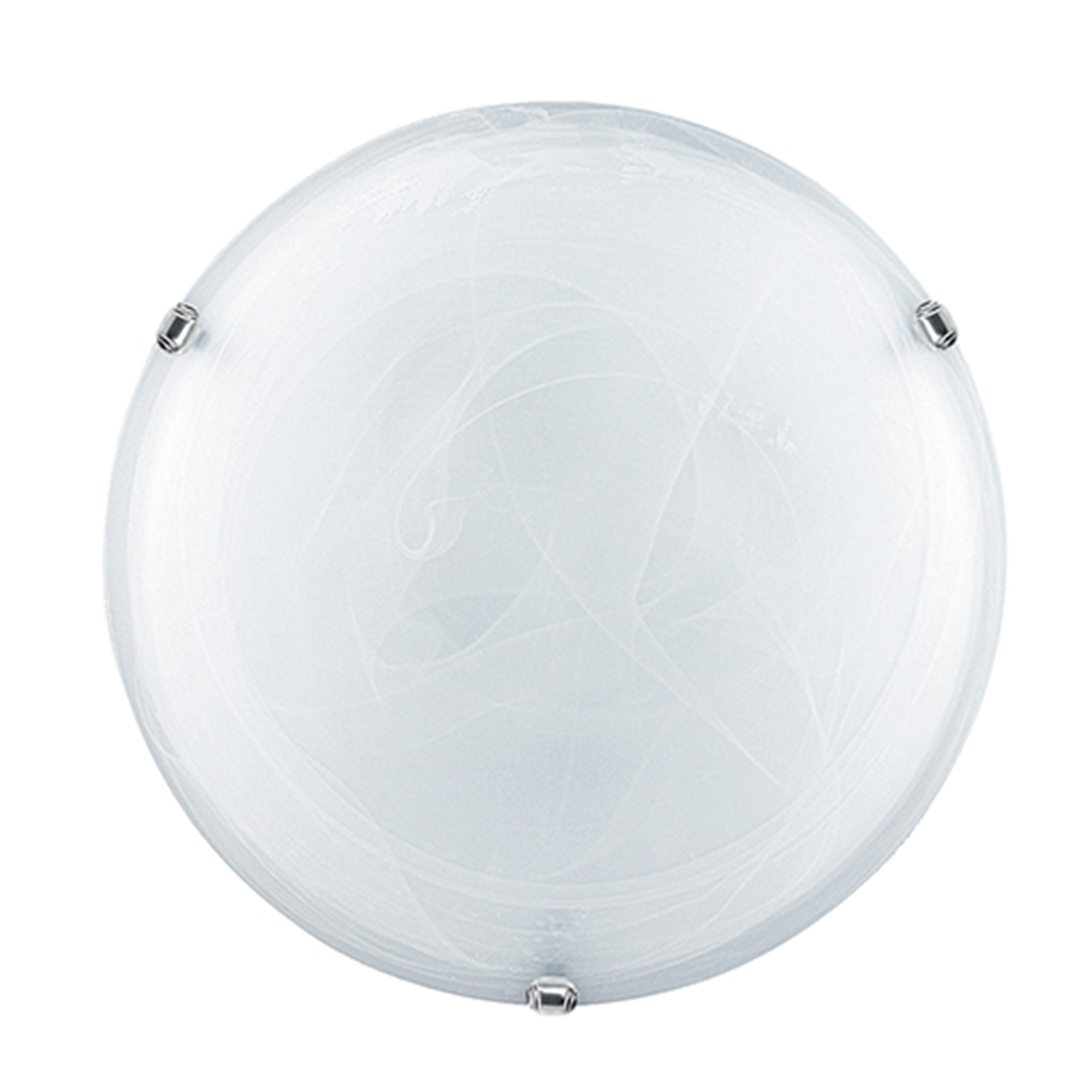 DUNA ceiling light in white glass Ø 50 cm - Luce Ambiente e Design