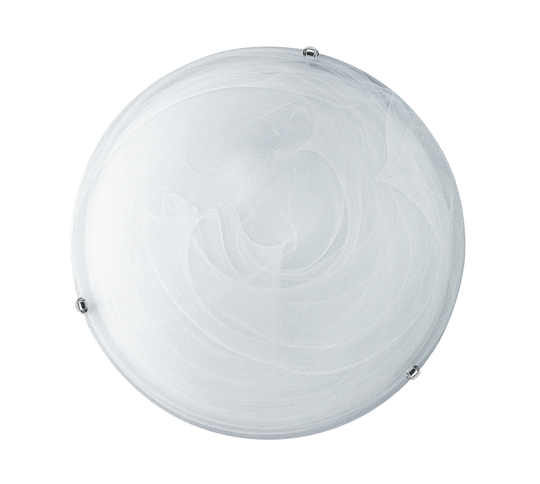 DUNA ceiling light in white glass Ø 30 cm - Luce Ambiente e Design