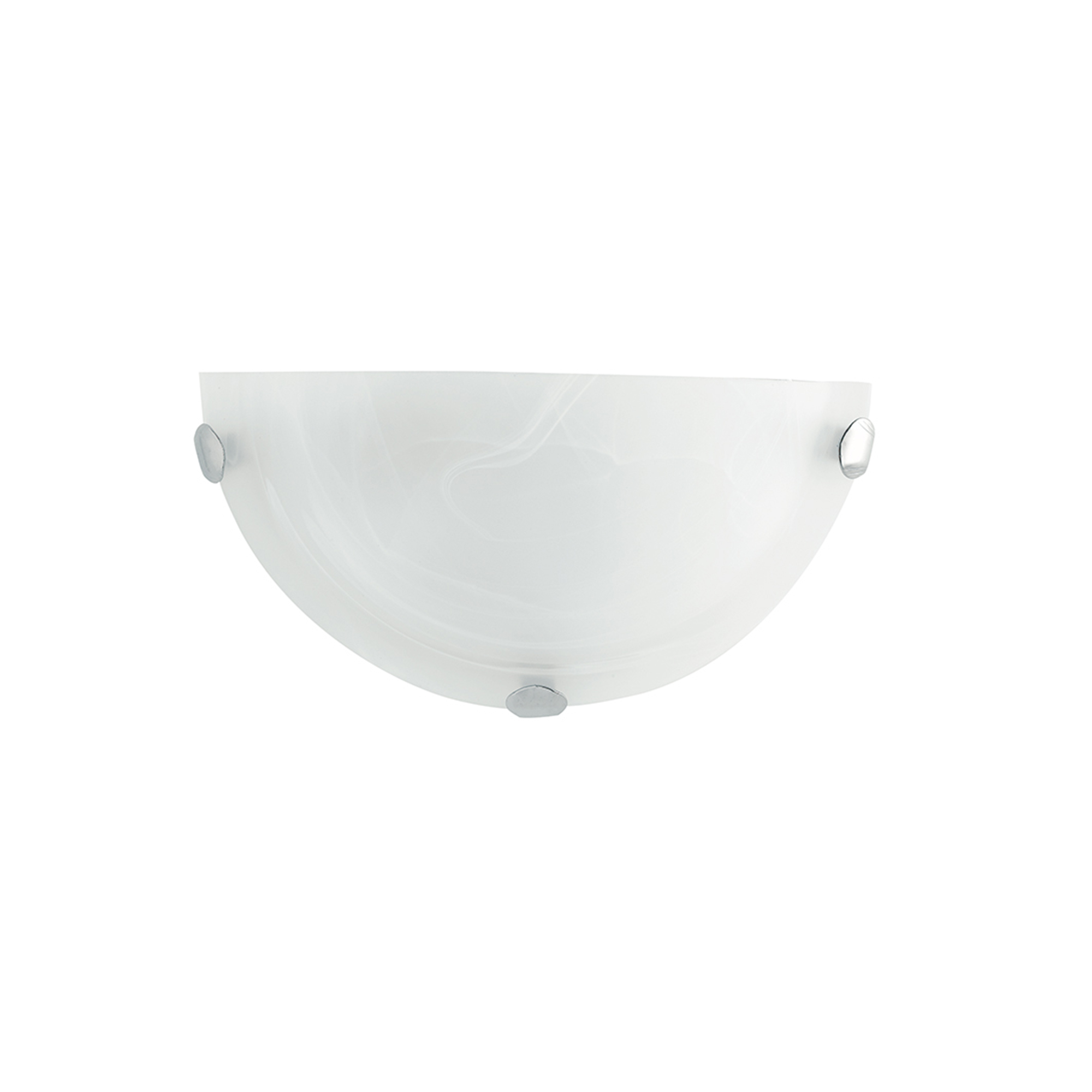 DUNA wall light in white glass 30x15 cm - Luce Ambiente e Design