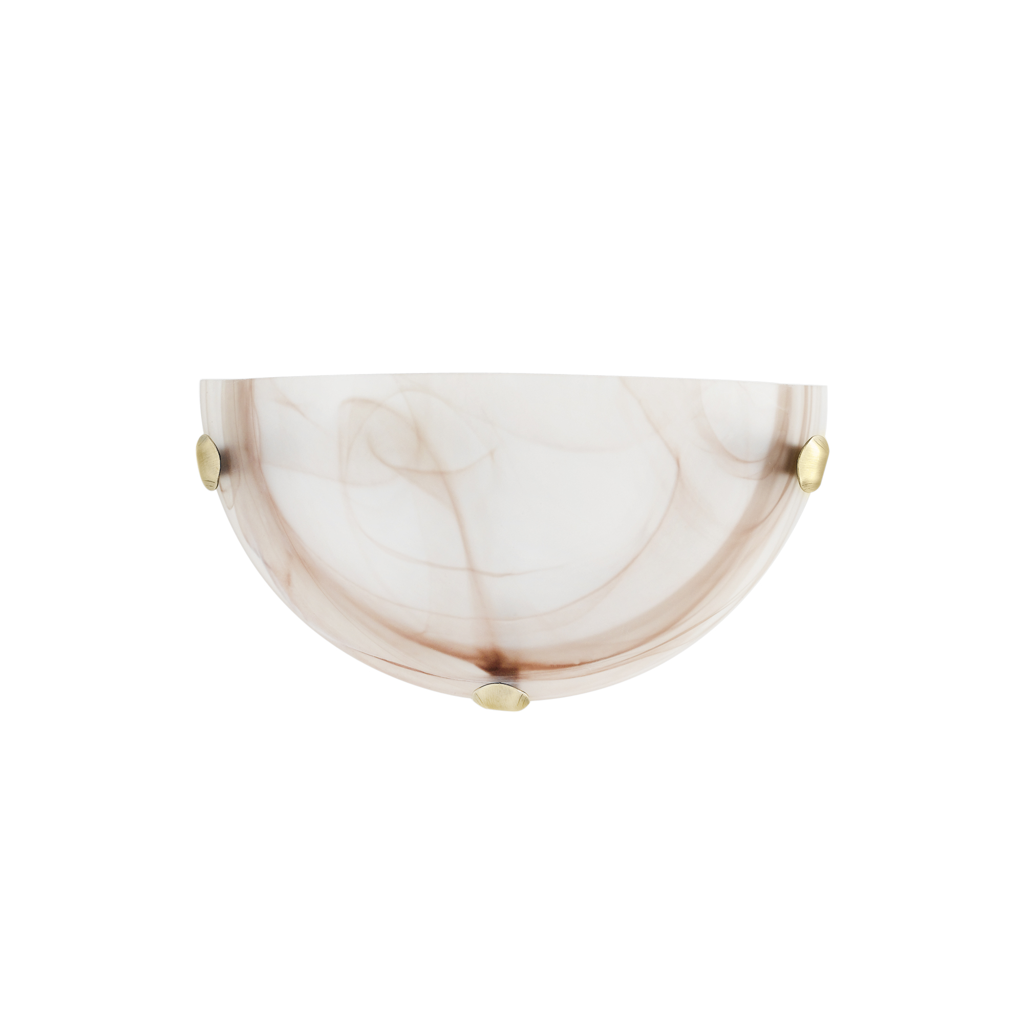 DUNA wall light in tobacco glass 30x15 cm - Luce Ambiente e Design
