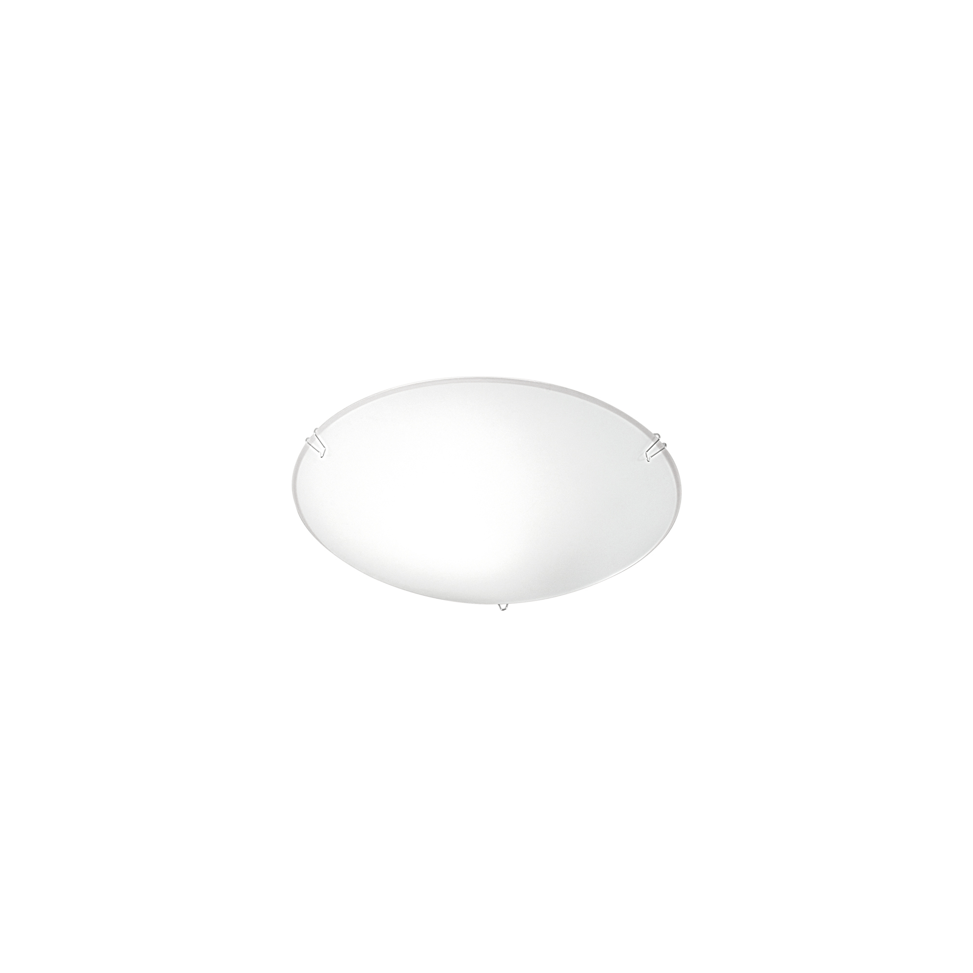 EGIZIA ceiling light in white glass Ø 25 cm - Luce Ambiente e Design