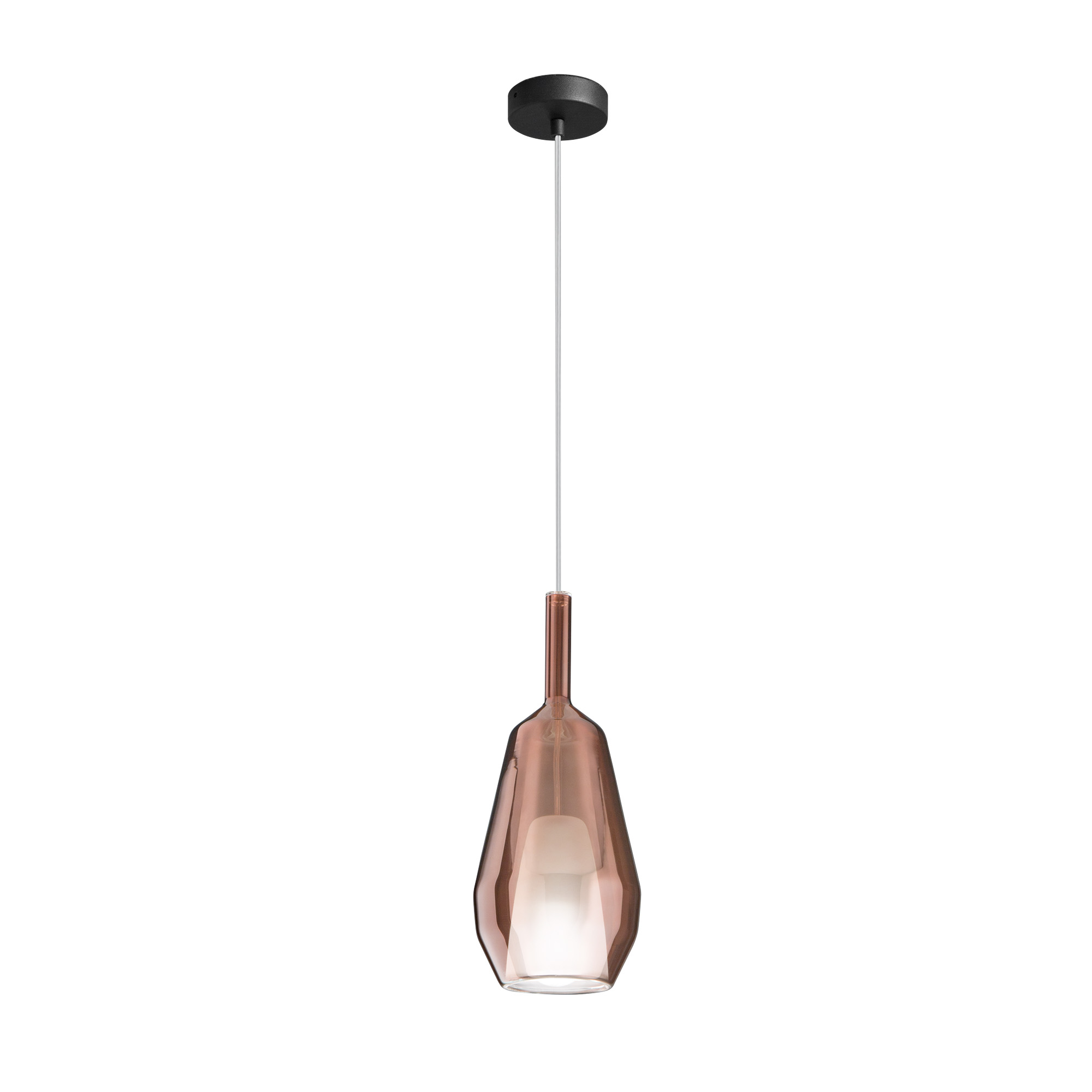 PIREX pendant in copper glass Ø 16 cm - Luce Ambiente e Design
