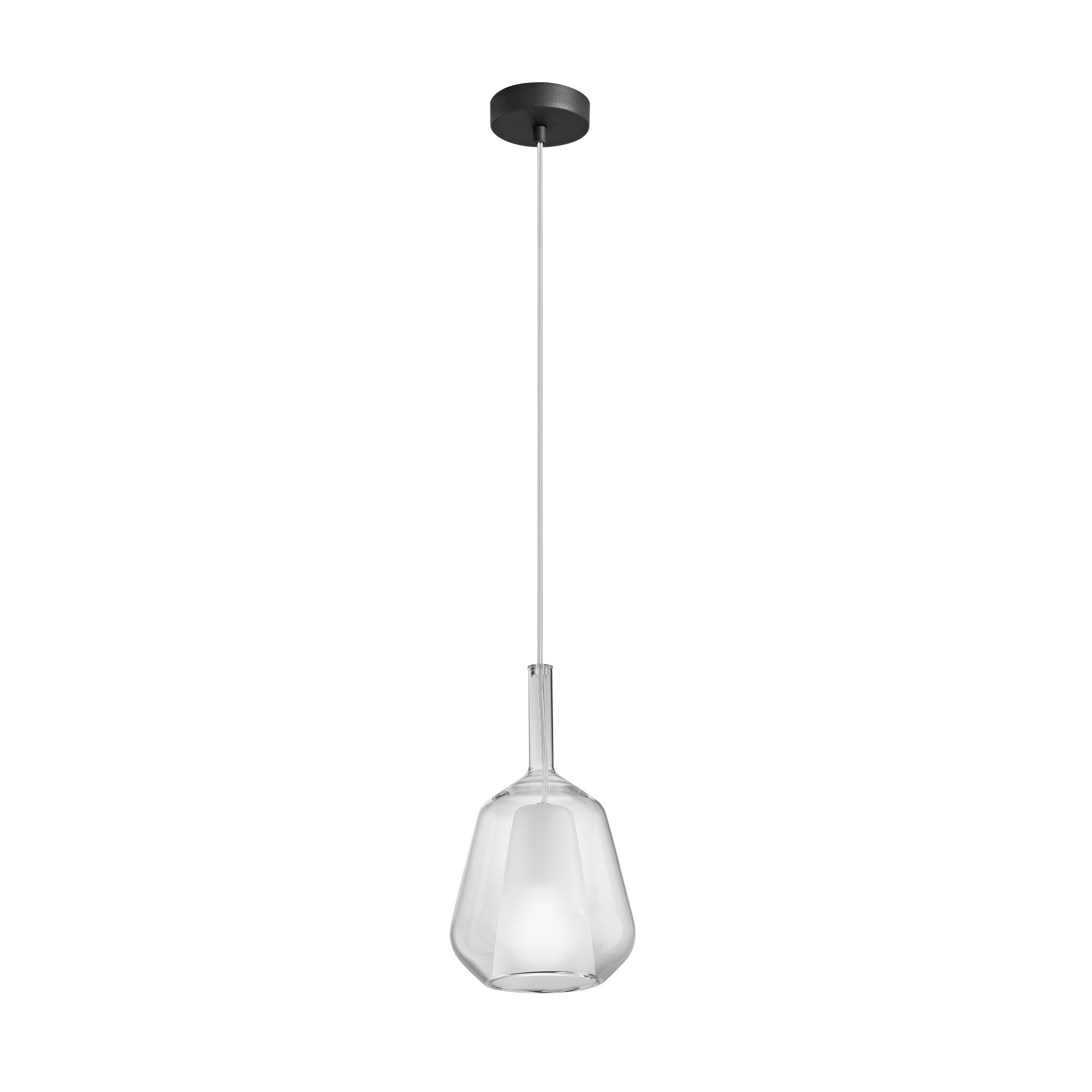 PIREX pendant in transparent glass Ø 18 cm - Luce Ambiente e Design