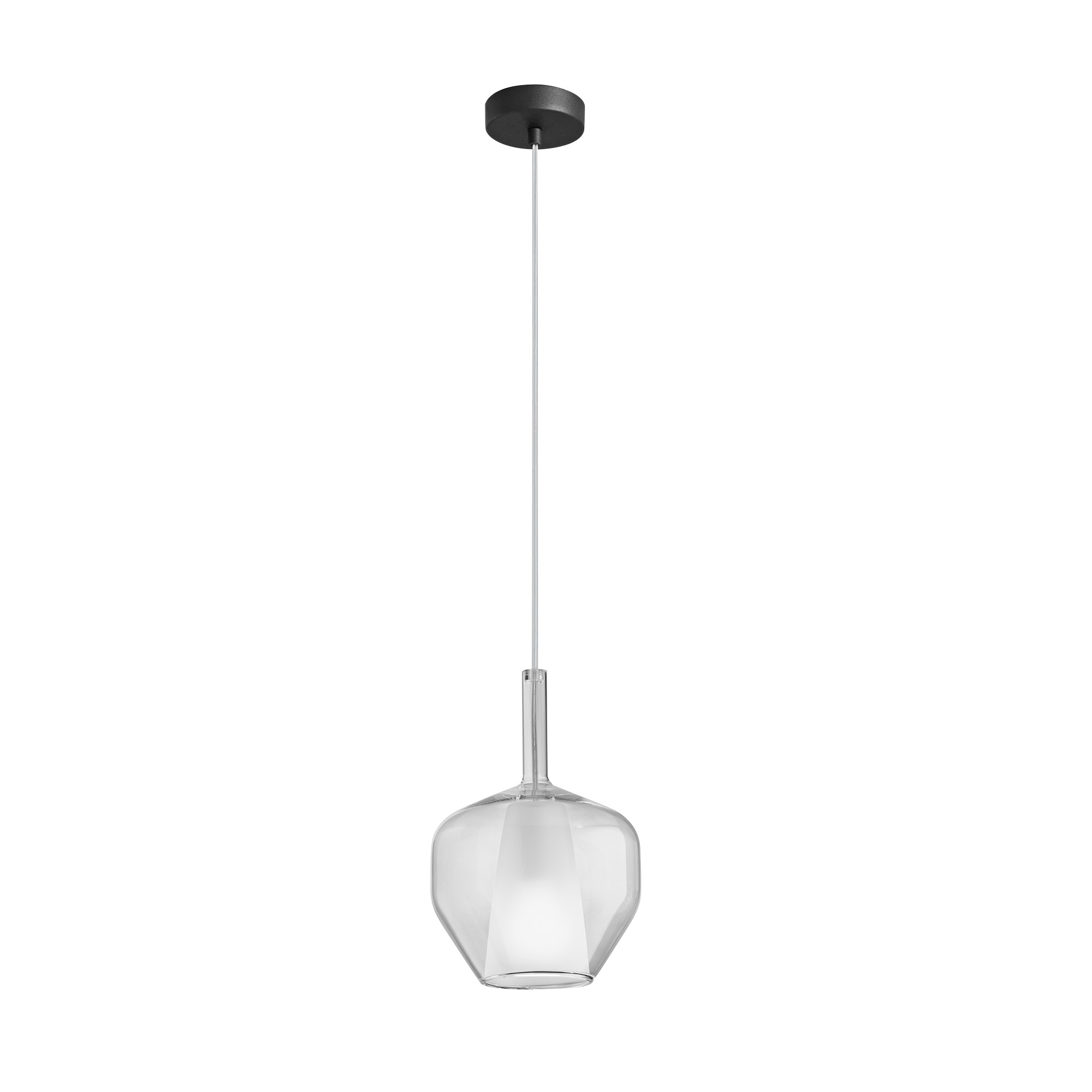 PIREX pendant in transparent glass Ø 20 cm - Luce Ambiente e Design