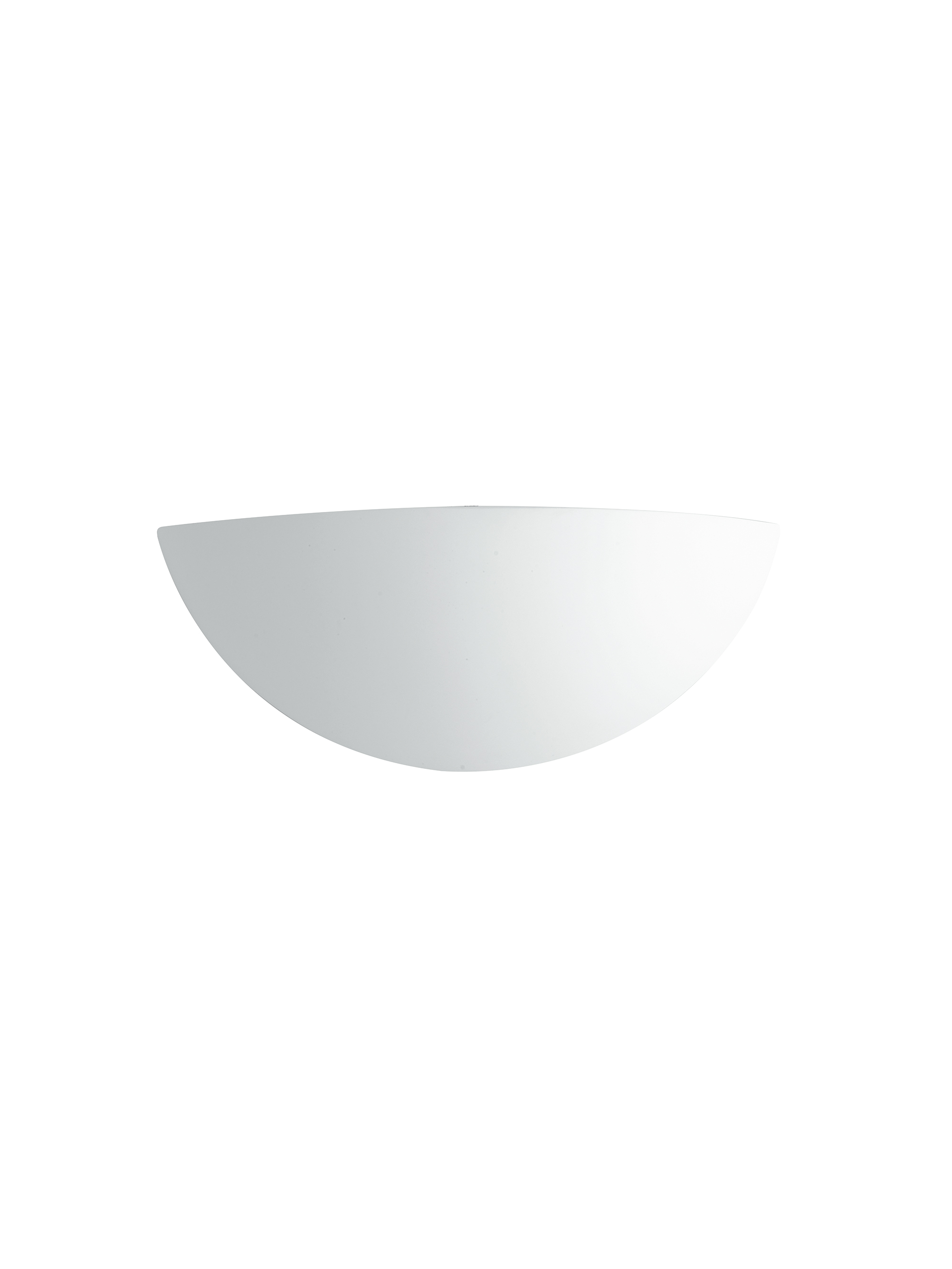 ABEL wall light in paintable white plaster - Luce Ambiente e Design