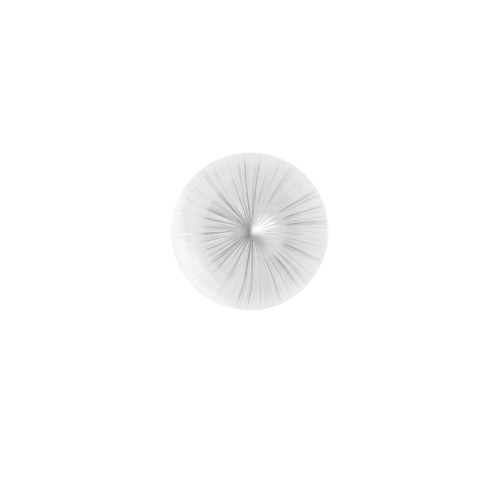 AGORA LED ceiling light in white and silver acrylic with CCT function Ø 30 cm - Luce Ambiente e Design