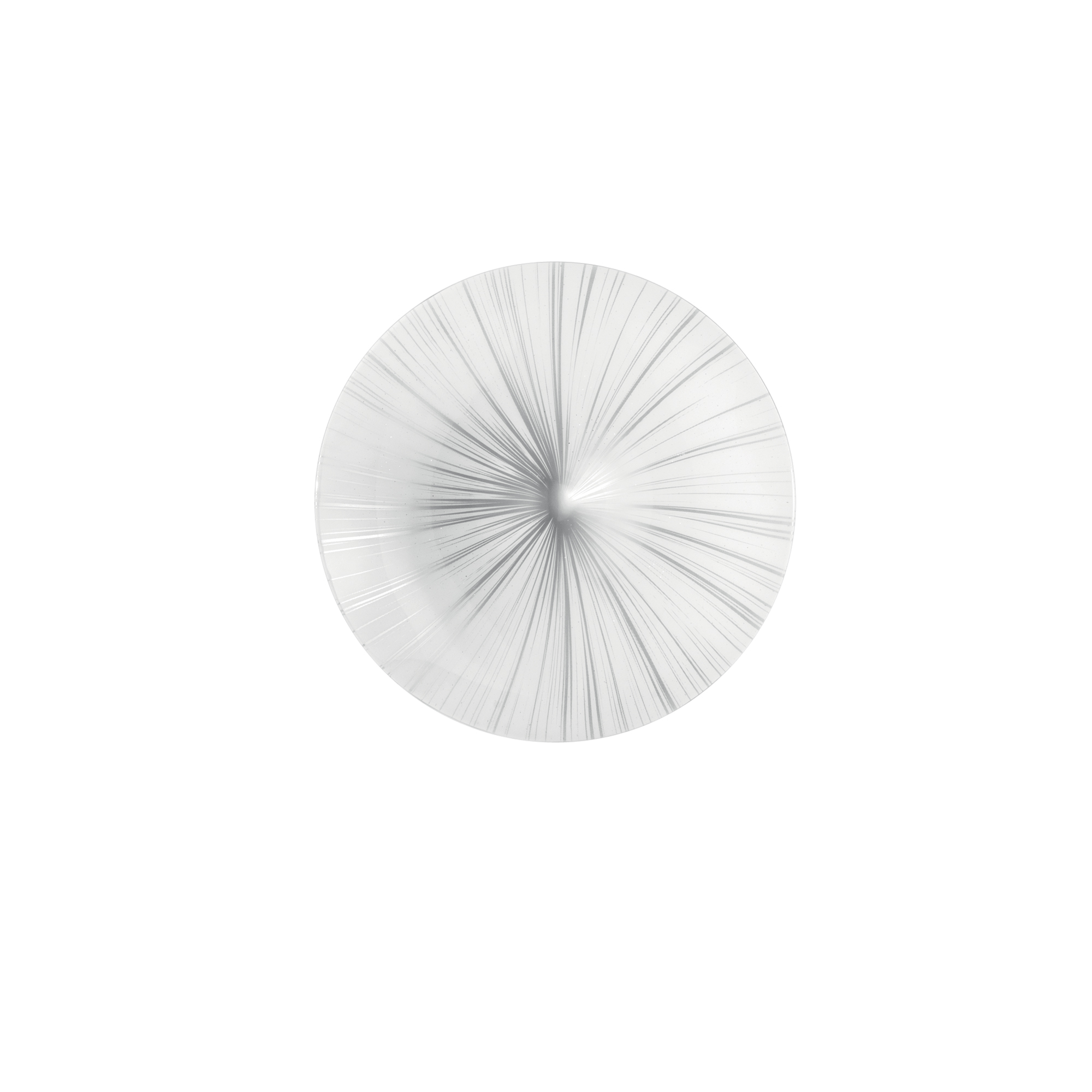 AGORA LED ceiling light in white and silver acrylic with CCT function Ø 40 cm - Luce Ambiente e Design