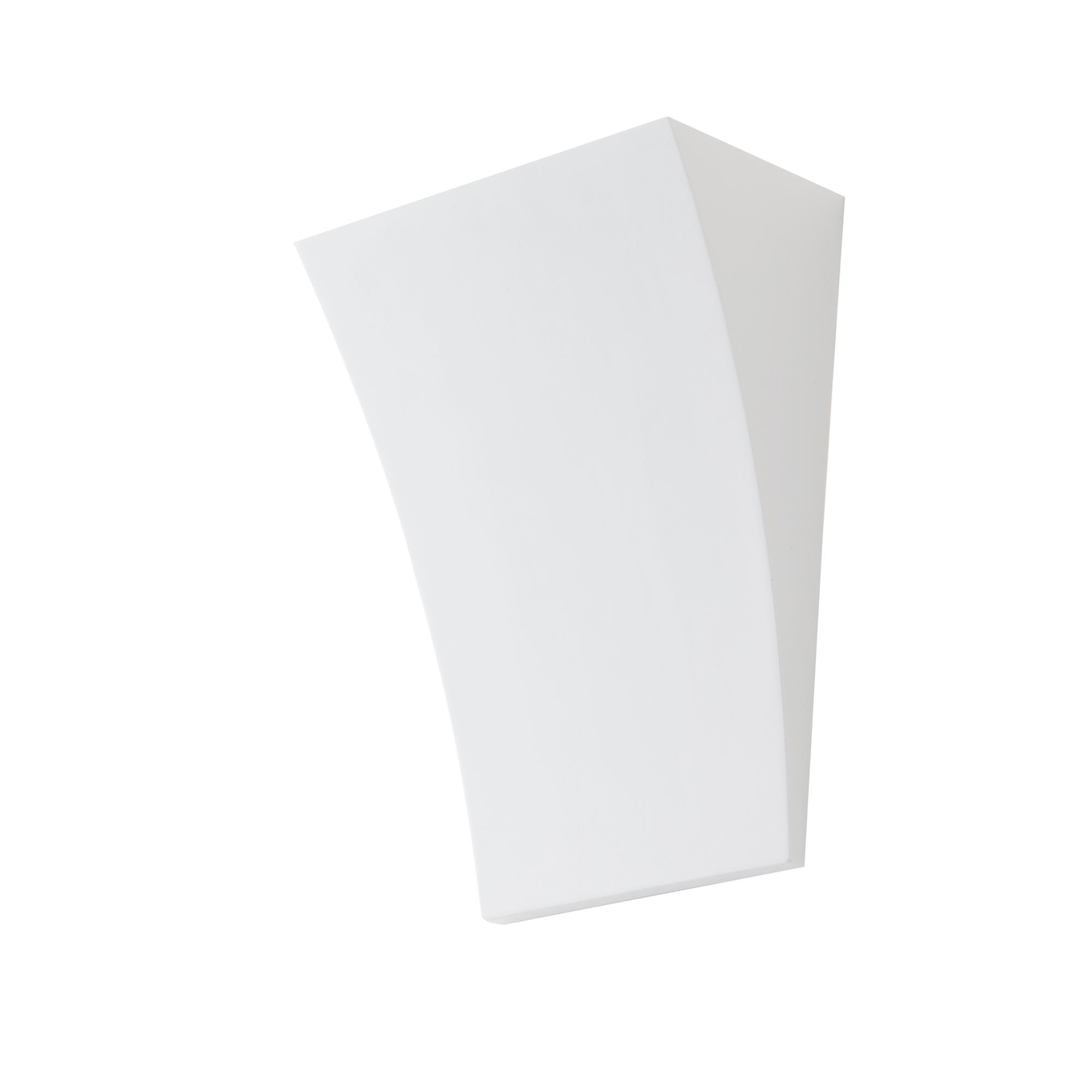 ALMA cove wall light in paintable white plaster - Luce Ambiente e Design