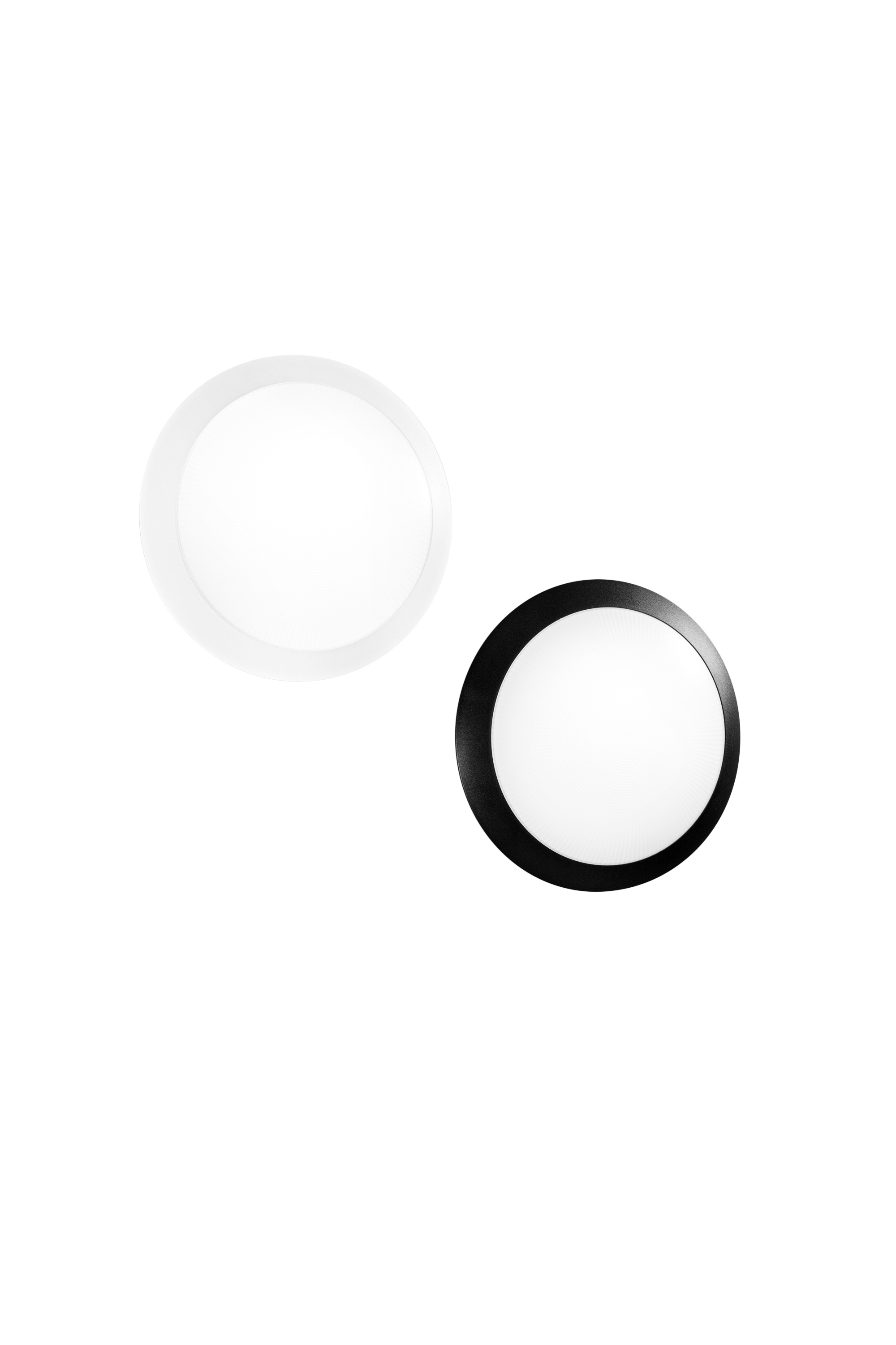 Alyce black ceiling light in Polycarbonate with sensor housing - INTEC