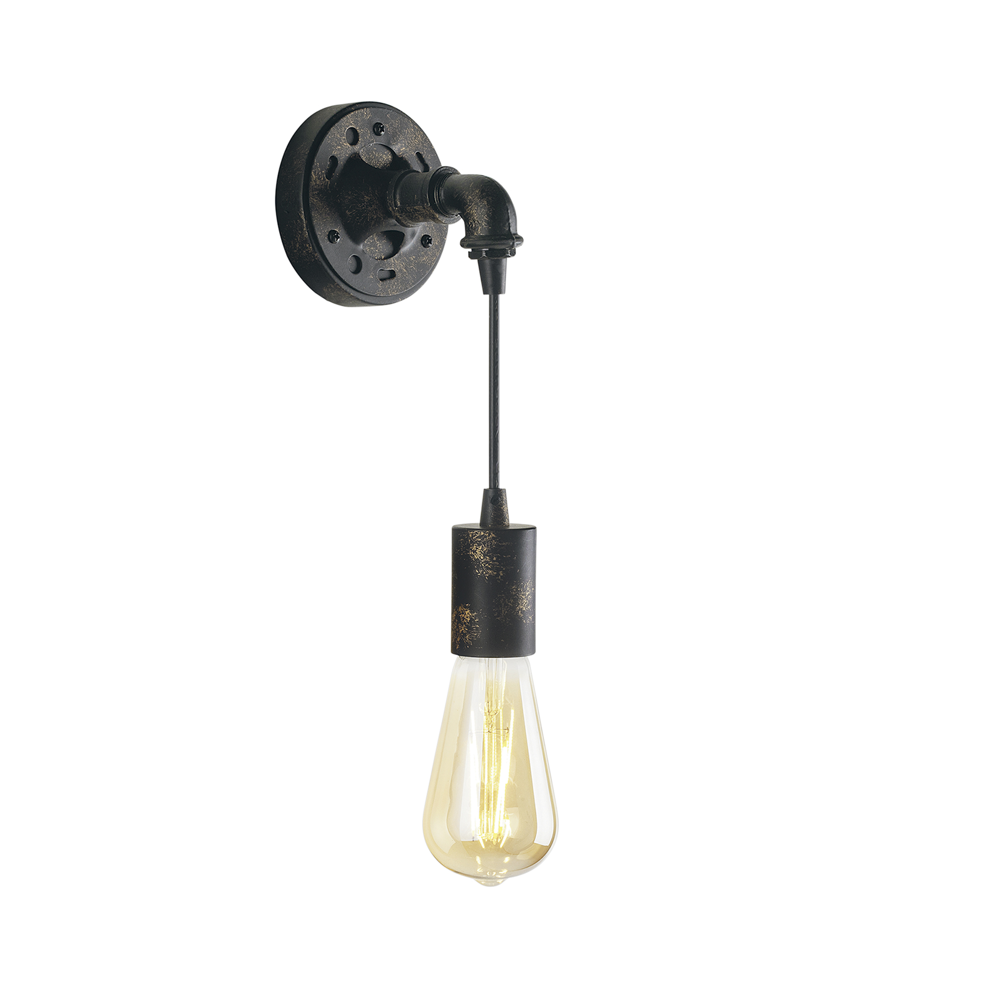 AMARCORD wall light in aged rust metal - Luce Ambiente e Design