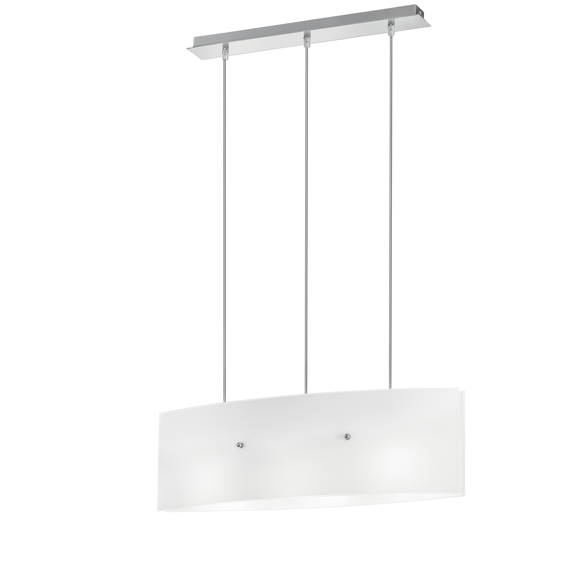 AMSTERDAM pendant in white glass with 3 lights - Luce Ambiente e Design