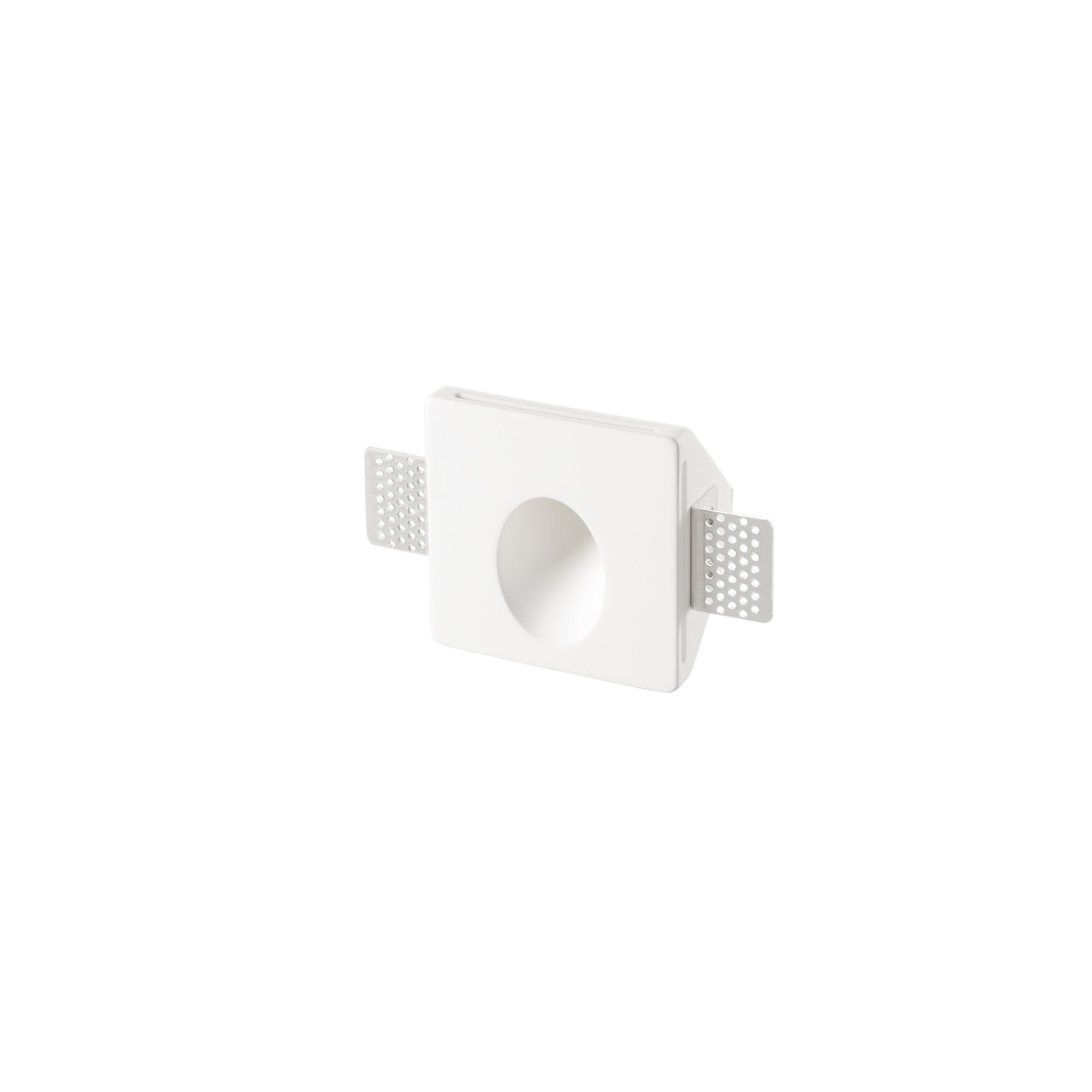 ARIEL recessed in paintable white plaster 10x10cm - Intec