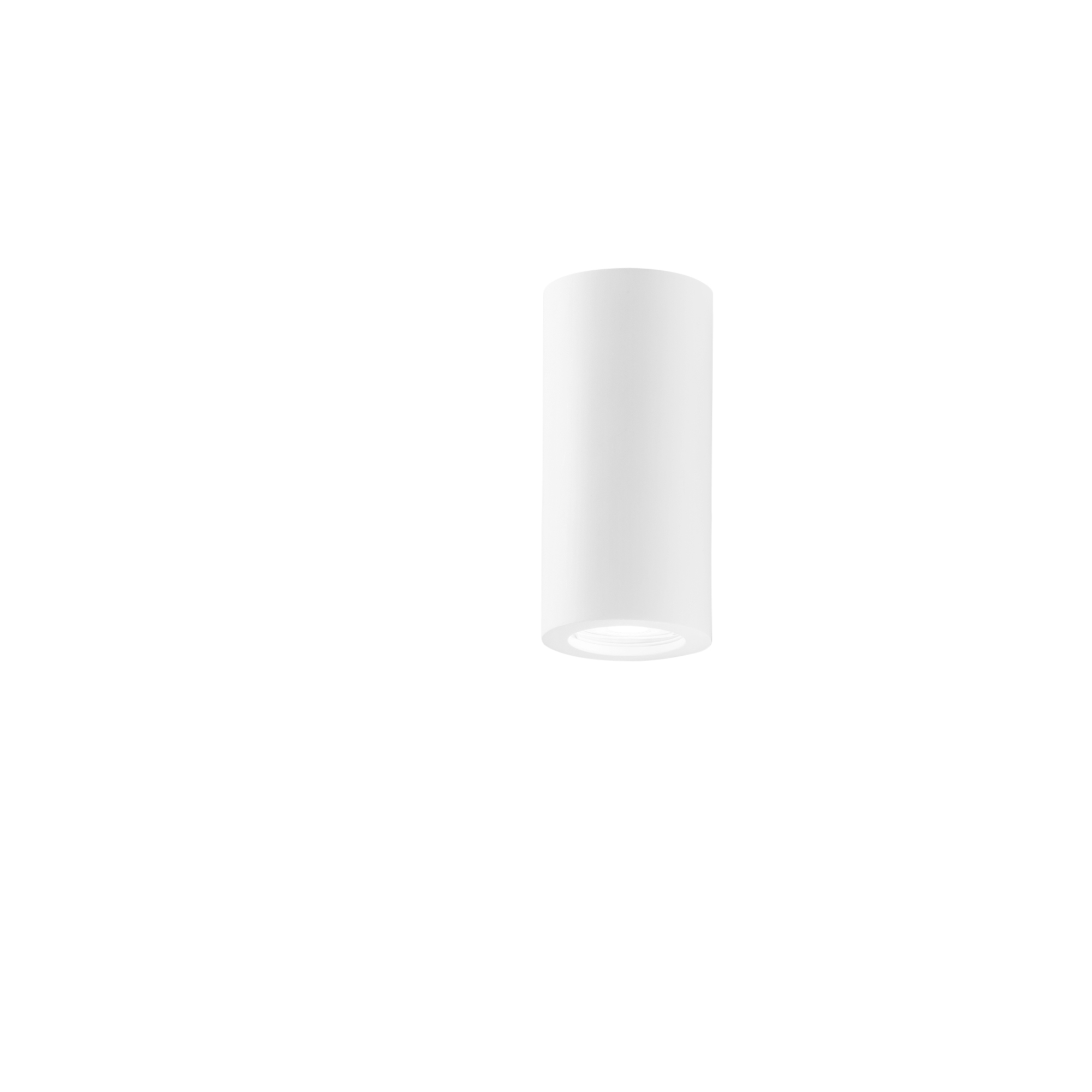 BANJIE single wall light in paintable white plaster with up-and-down light Ø 7.5 cm - Luce Ambiente e Design