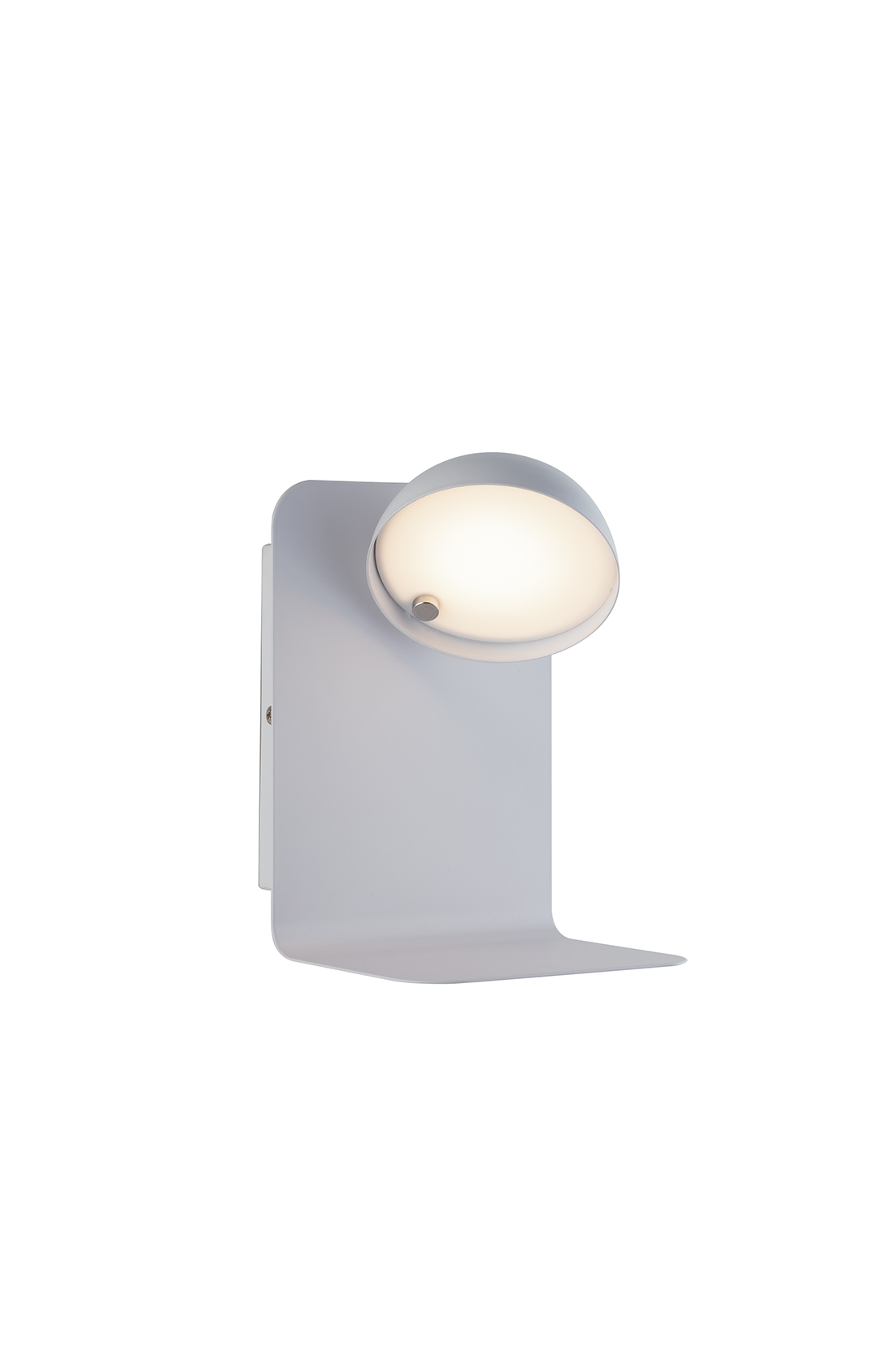 LED BOING wall light in white metal with adjustable head and USB port - Luce Ambiente e Design
