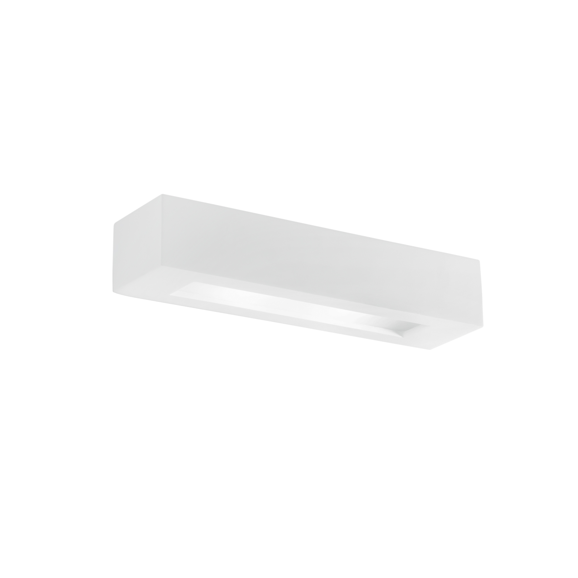 CANDIDA wall light in paintable white plaster - Luce Ambiente e Design