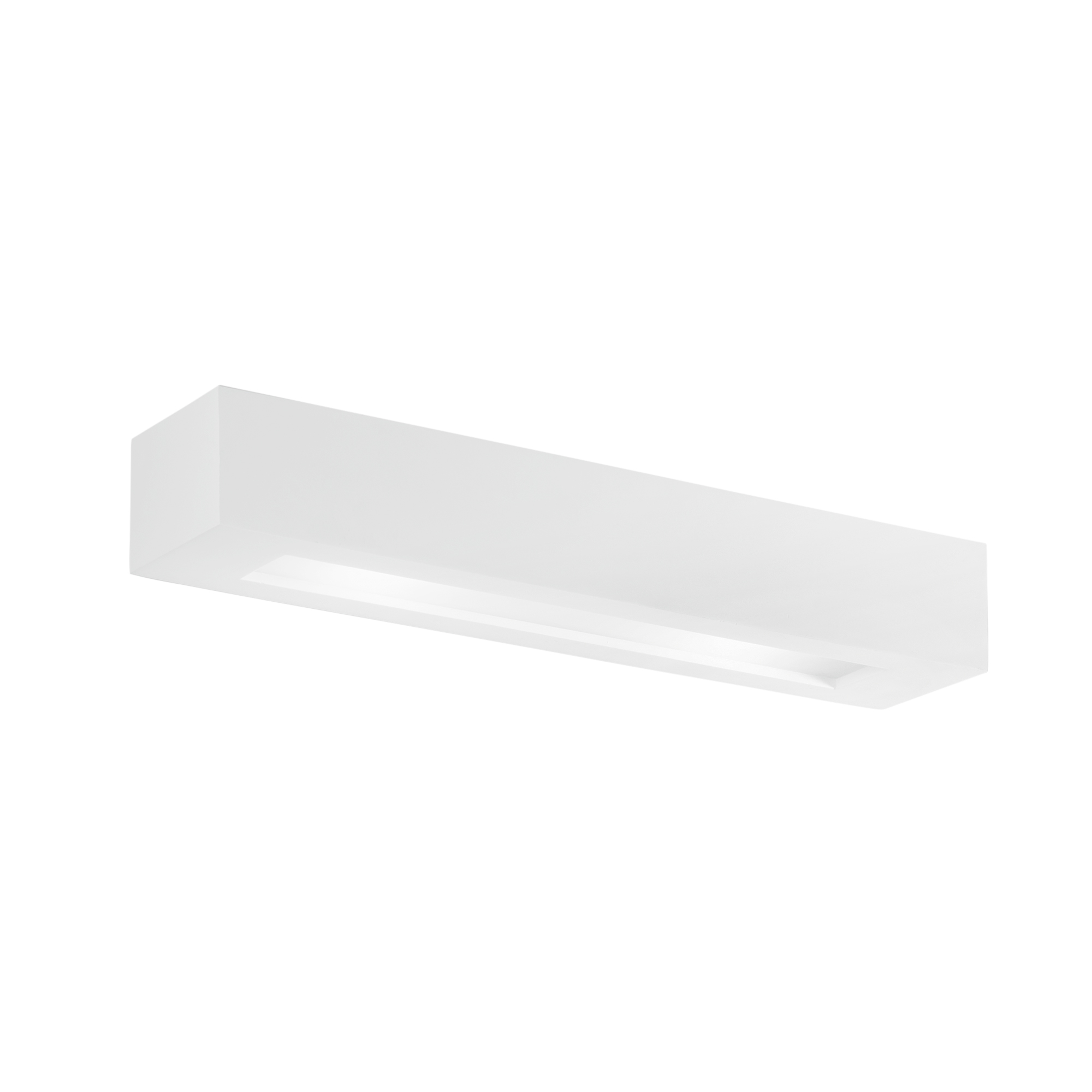 CANDIDA wall light in paintable white plaster 56 cm - Luce Ambiente e Design