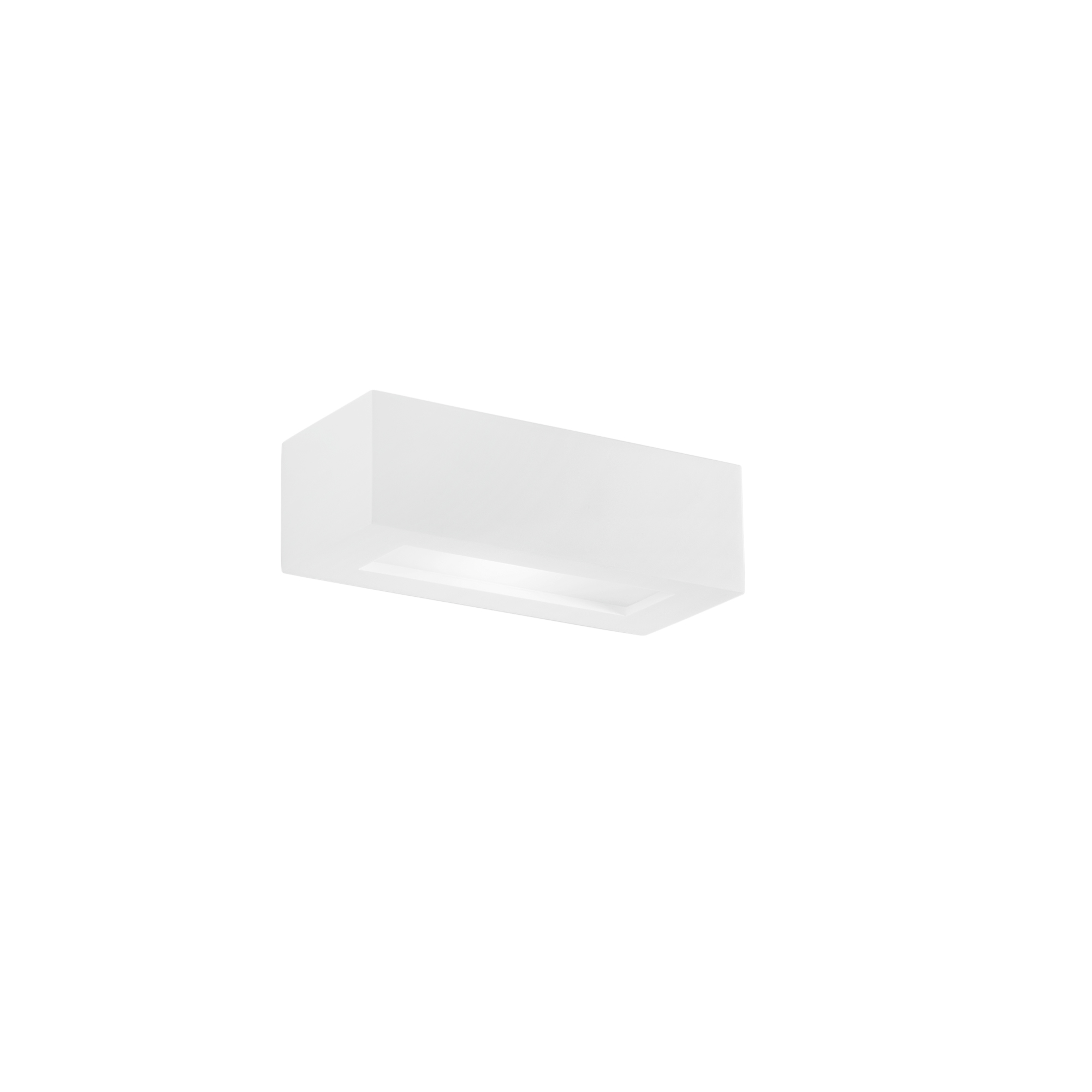 CANDIDA wall light in paintable white plaster 22 cm - Luce Ambiente e Design