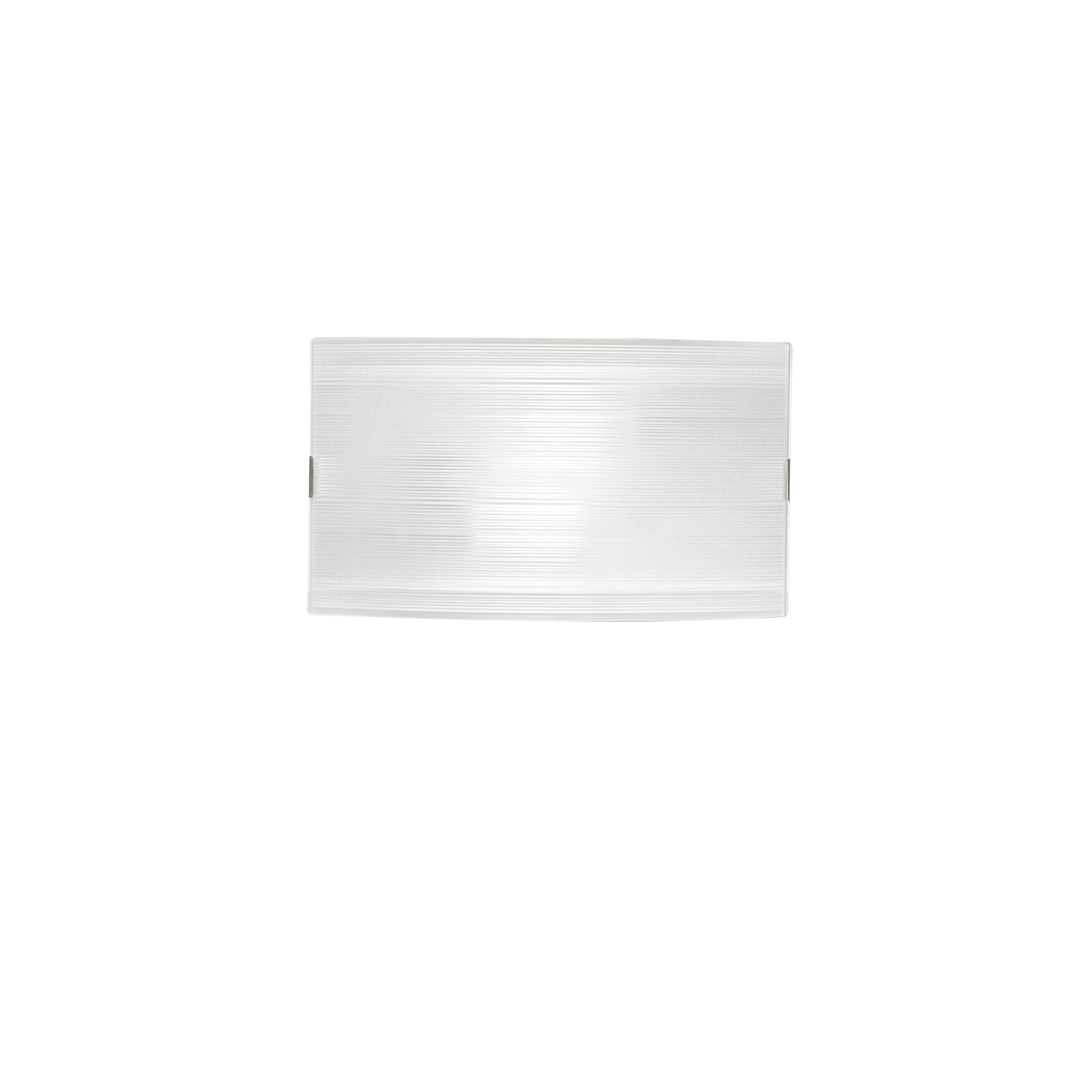 CELINE wall light in satin white glass 35x20 cm - Luce Ambiente e Design