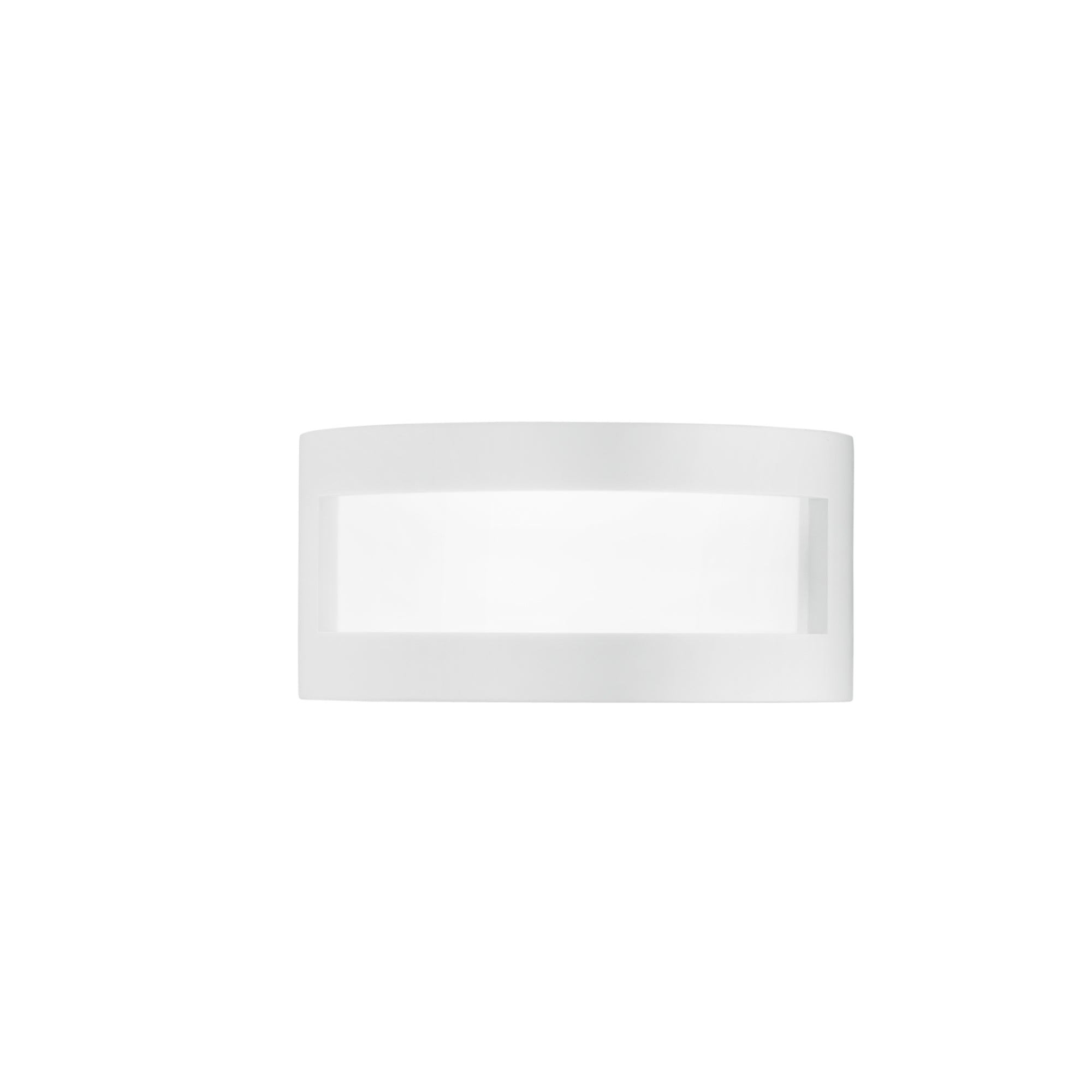 CERVINIA wall light in paintable white plaster 25x7x12 cm - Luce Ambiente e Design