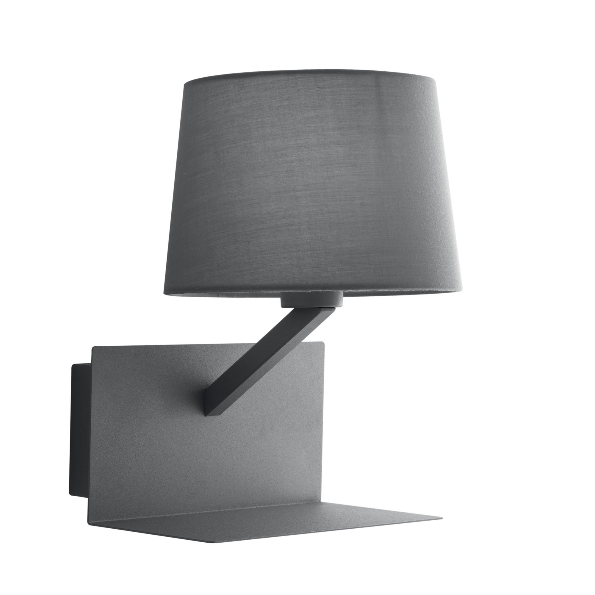 CIAK grey metal wall light with USB port - Luce Ambiente e Design