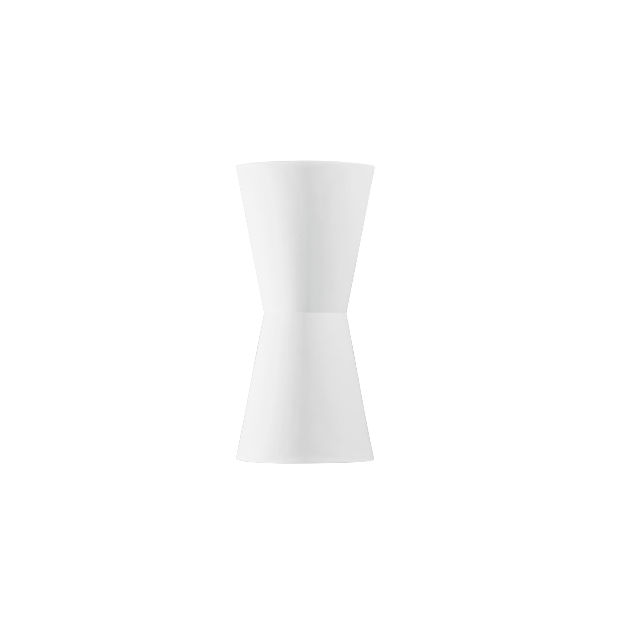 CLEPSYDRA wall light in paintable white plaster with up-and-down light 38 cm - Luce Ambiente e Design