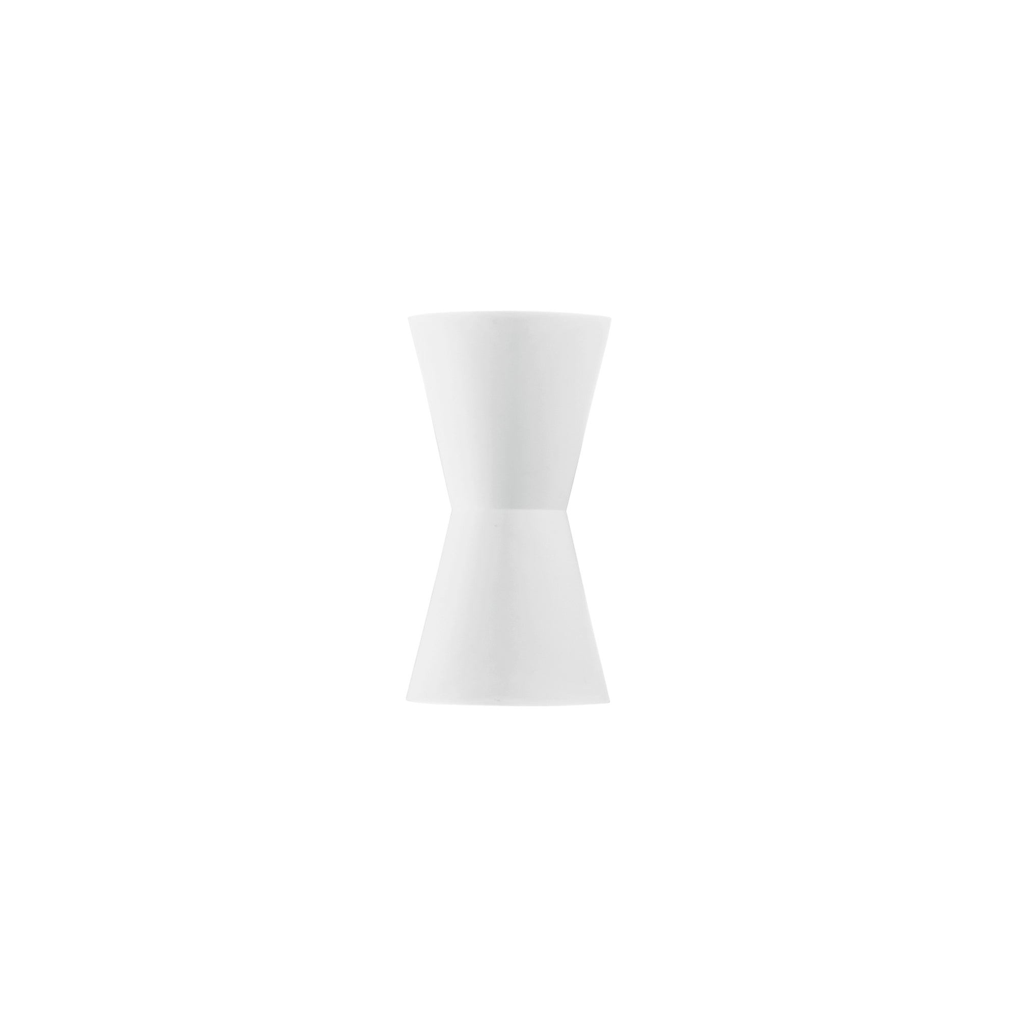 CLEPSYDRA wall light in paintable white plaster with up-and-down light 30 cm - Luce Ambiente e Design