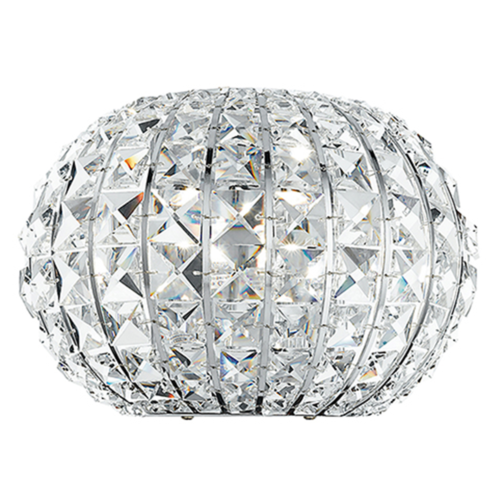 CONCERT wall light in chrome metal and crystals - Luce Ambiente e Design