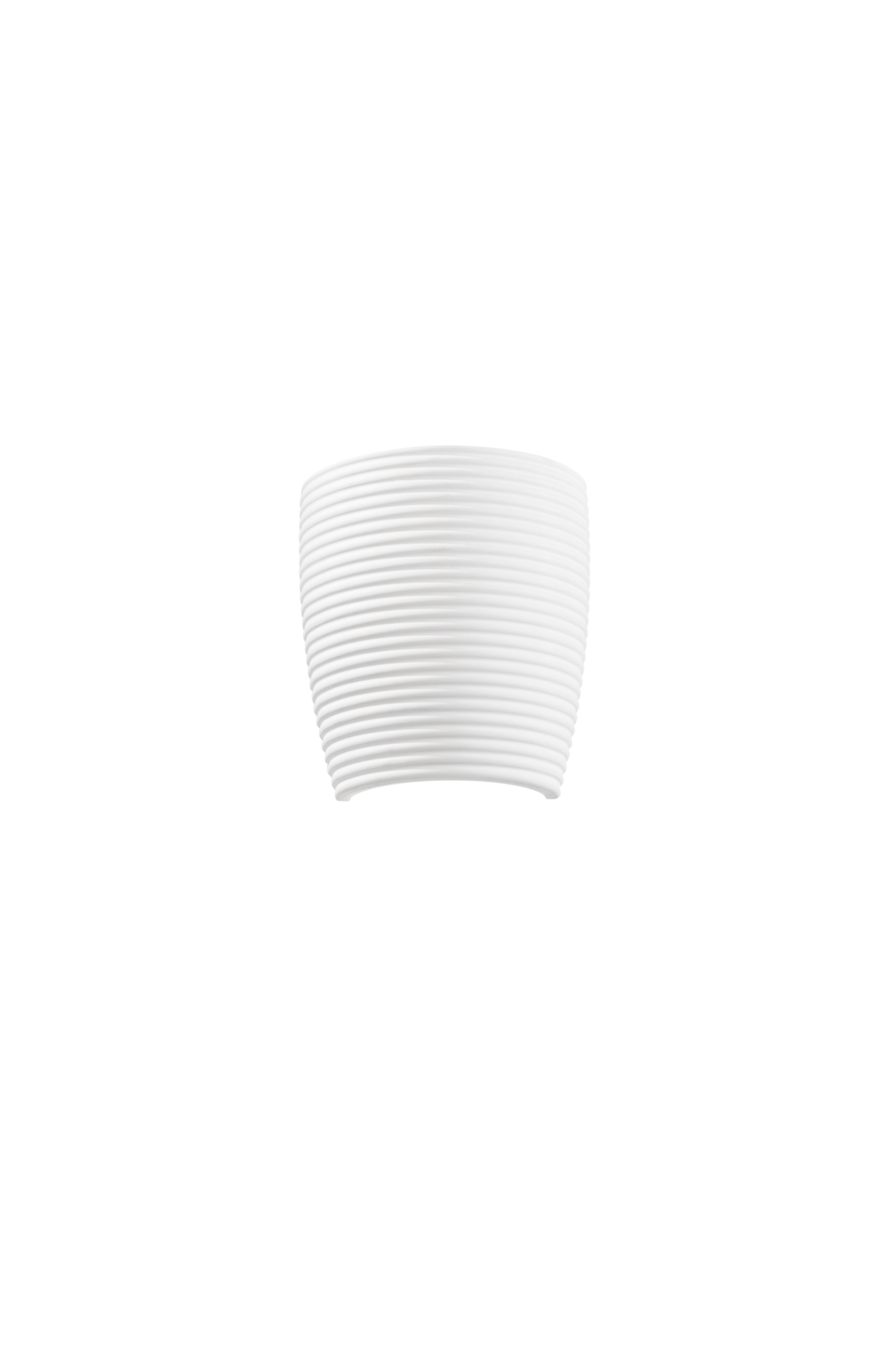Corinto wall light in paintable white plaster - Luce Ambiente e Design