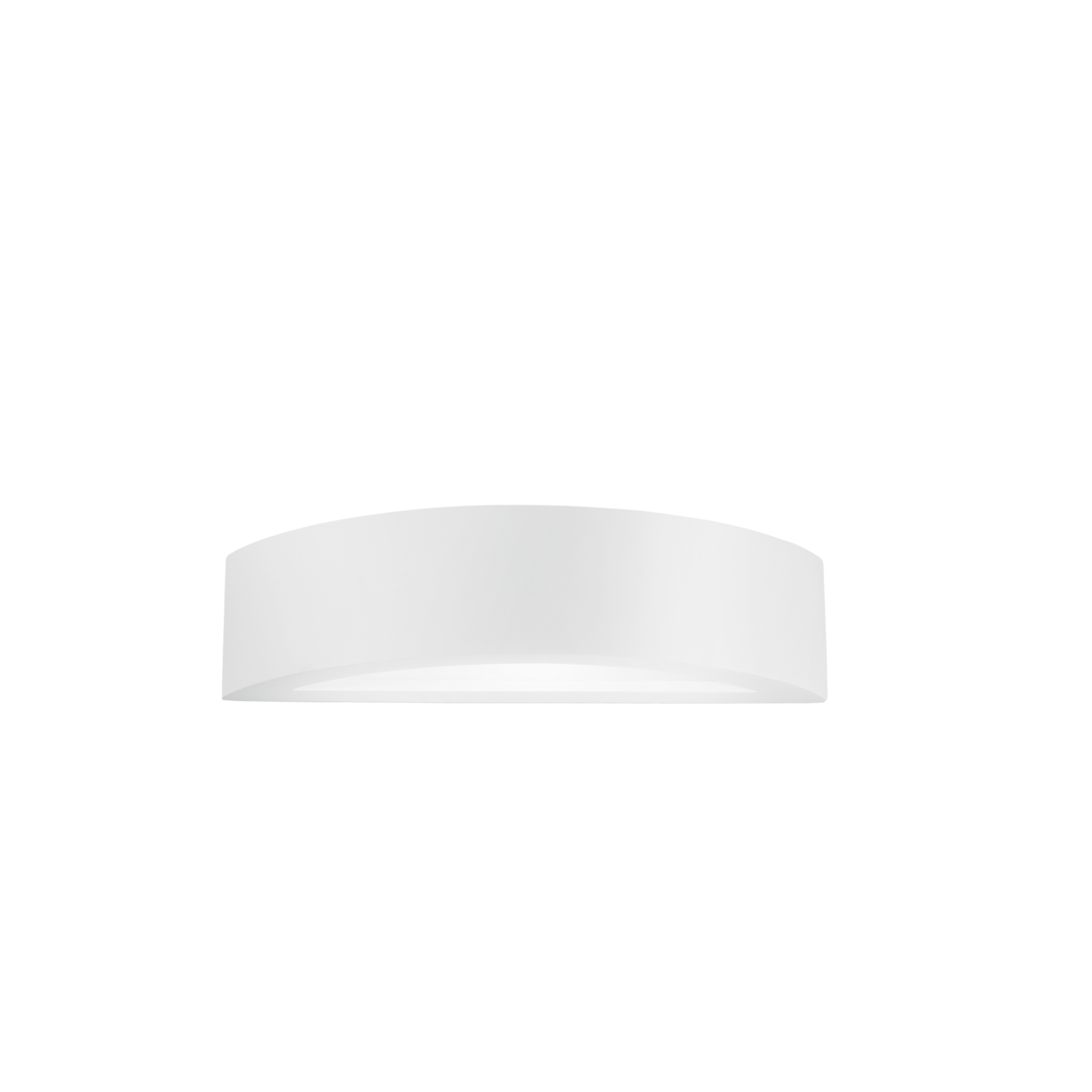 CORTINA wall light in paintable white plaster with double diffuser - 30 cm - Luce Ambiente e Design
