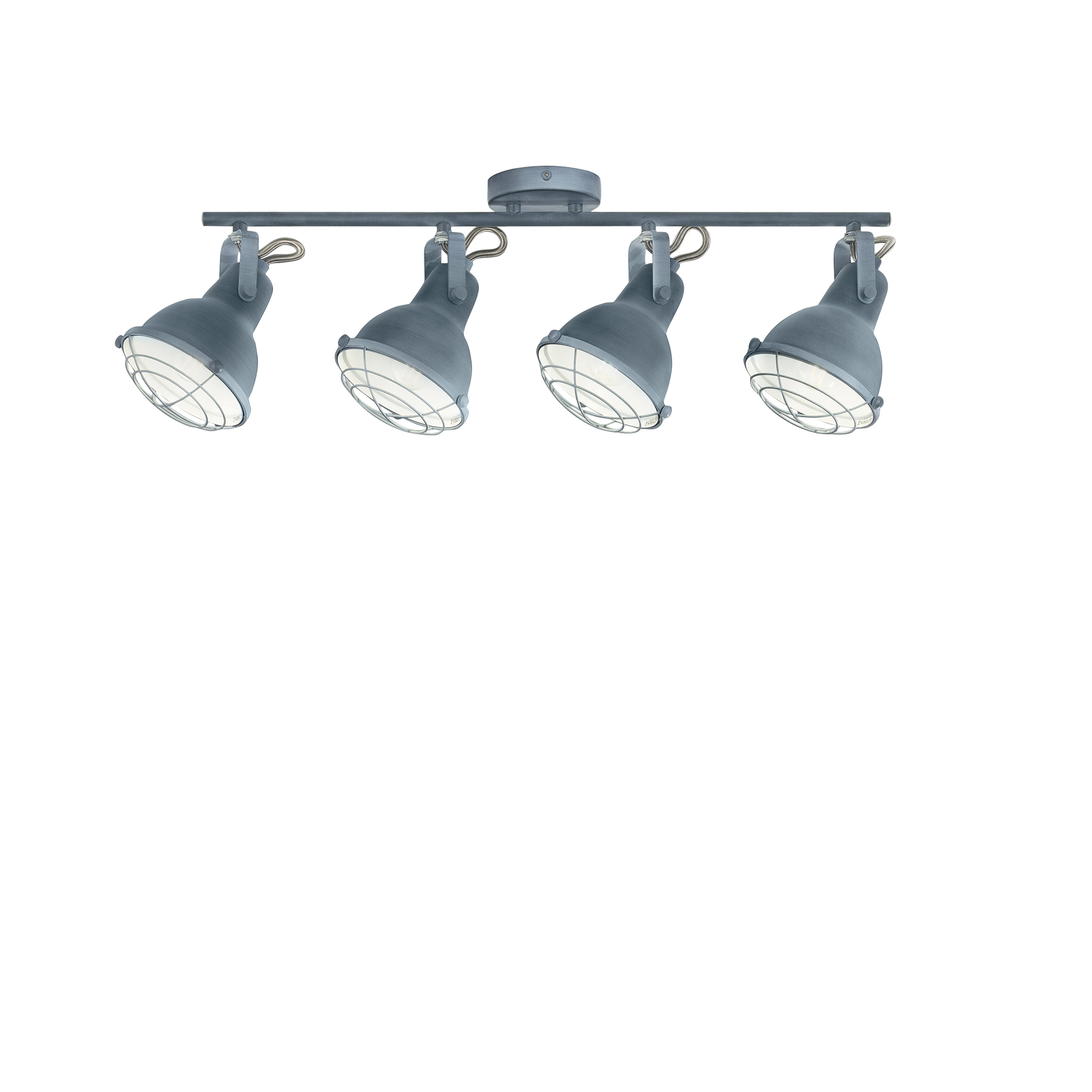 CUBA wall light in grey metal with 4 adjustable diffusers - Luce Ambiente e Design