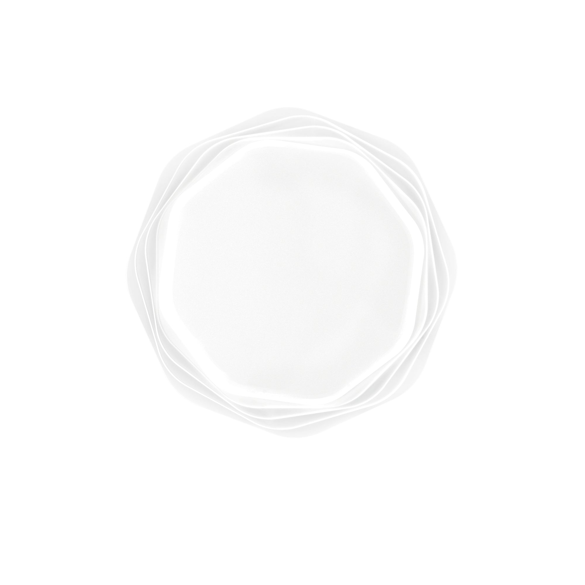 DAISY white LED ceiling light with directional light and backlighting, remote control and Wi-Fi - CCT - Ø 52 cm - Luce Ambiente e Design