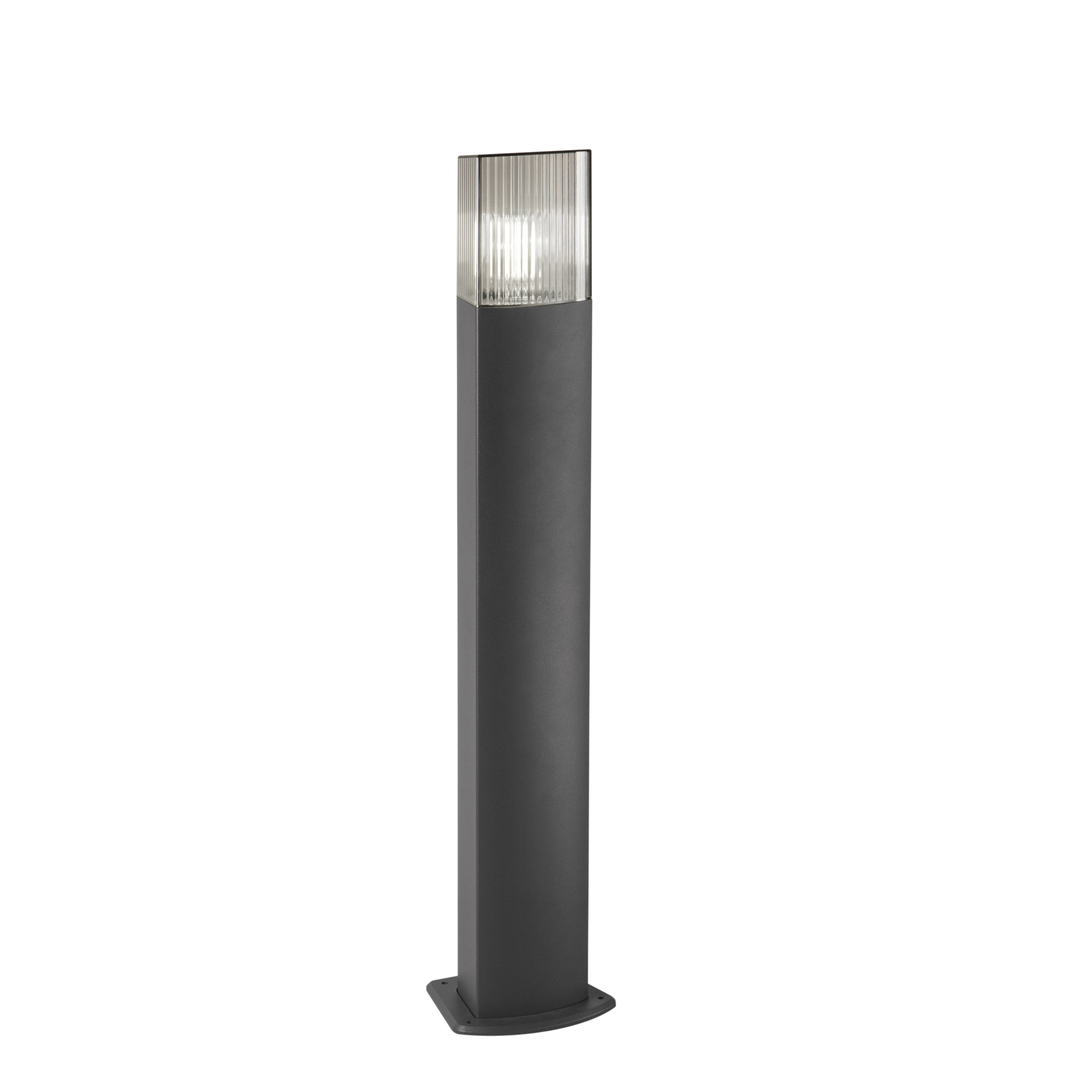 DARK outdoor bollard anthracite with PC diffuser and motion sensor IP54 - Intec