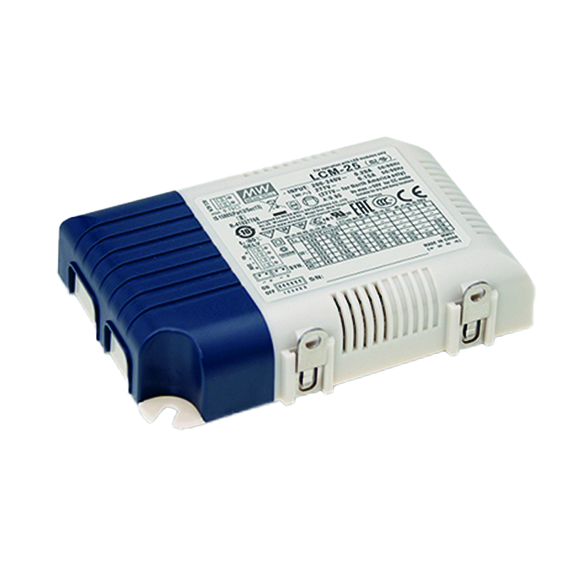 MW LCM DALI dimmable DRIVER 42W Input 180 ~ 277VAC 254~380VDC(254~375VDC for DA2-Type) - Intec
