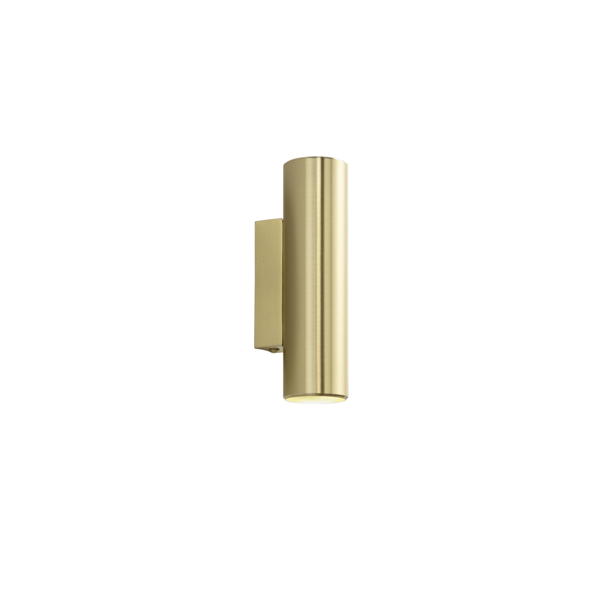 DUDUK round up-and-down wall light in gold metal 7 cm - Luce Ambiente e Design