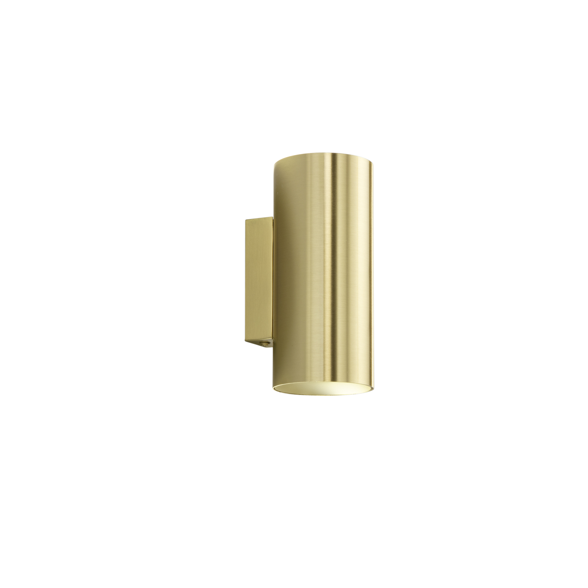 DUDUK round up-and-down wall light in gold metal 10 cm - Luce Ambiente e Design