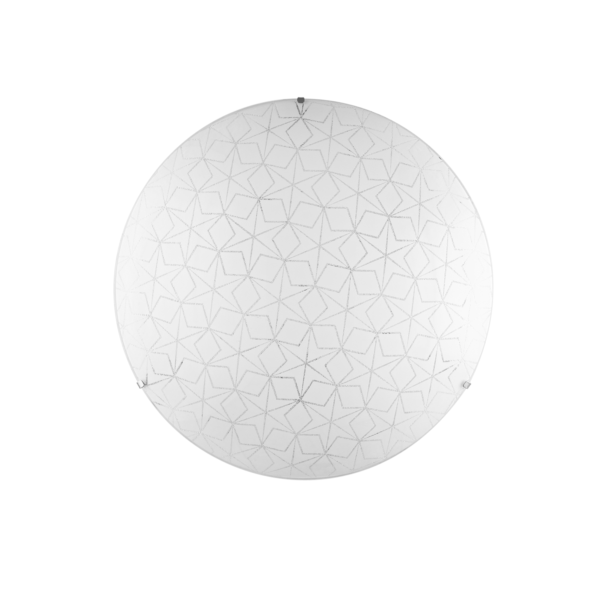 ESAGRAM ceiling light in white glass Ø 40 cm - Luce Ambiente e Design