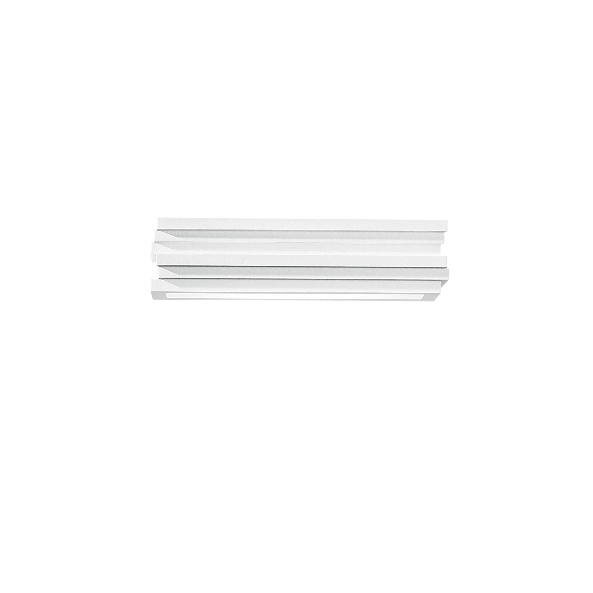 FLOW rectangular wall light in paintable plaster with up-and-down light - Luce Ambiente e Design