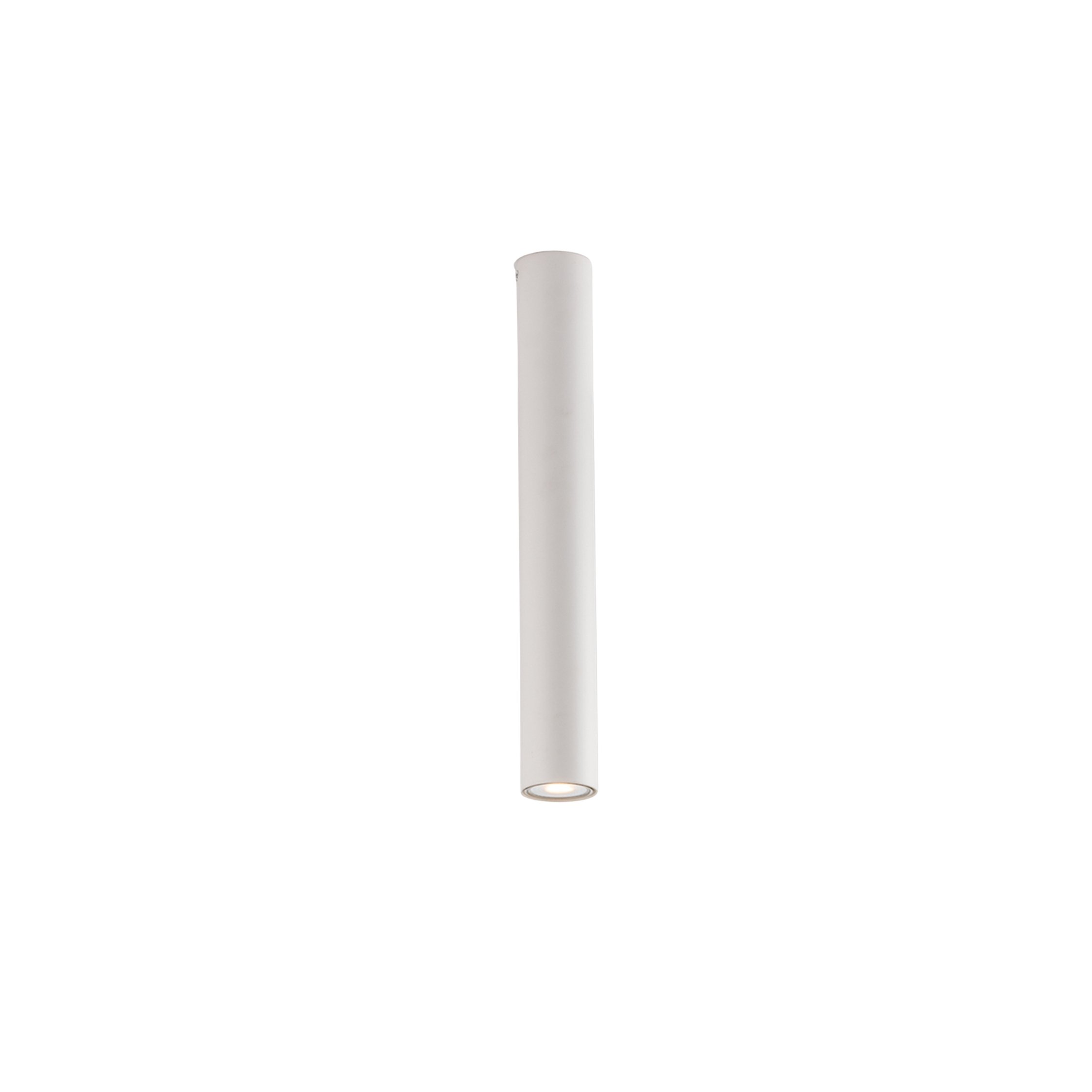 FLUKE cylindrical ceiling light in white metal 40 cm - Luce Ambiente e Design