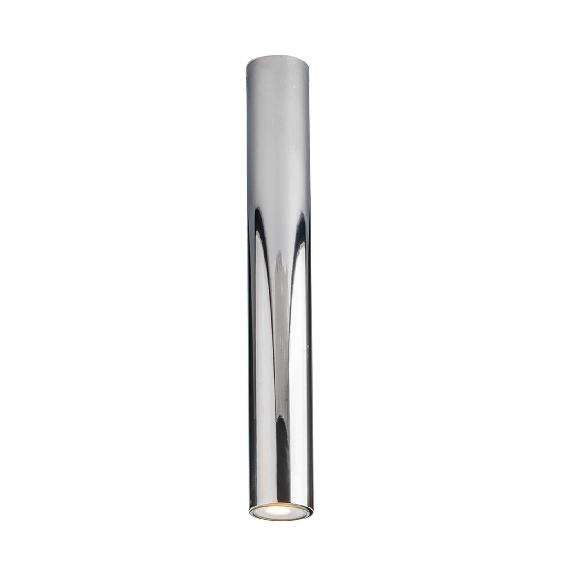 FLUKE cylindrical ceiling light in chrome metal 40 cm - Luce Ambiente e Design
