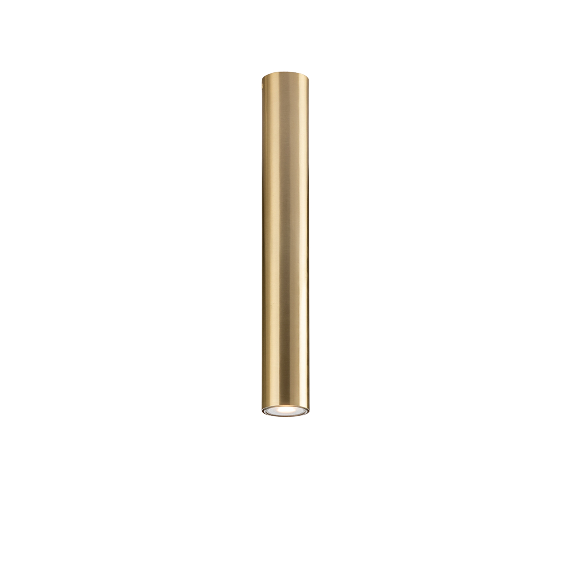 FLUKE cylindrical ceiling light in gold metal 40 cm - Luce Ambiente e Design