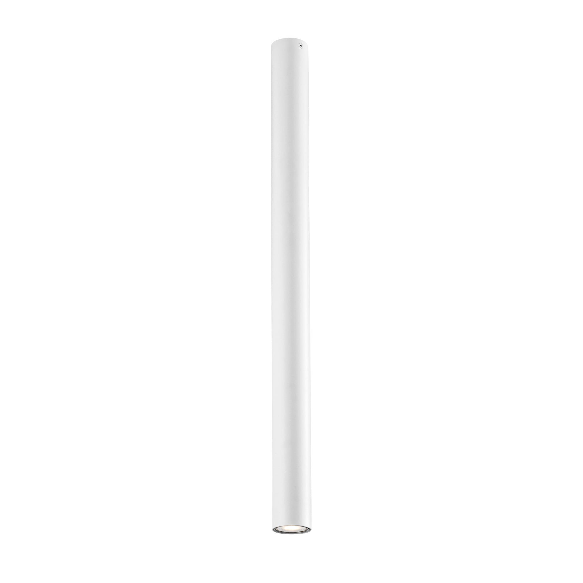 FLUKE cylindrical ceiling light in white metal 75 cm - Luce Ambiente e Design