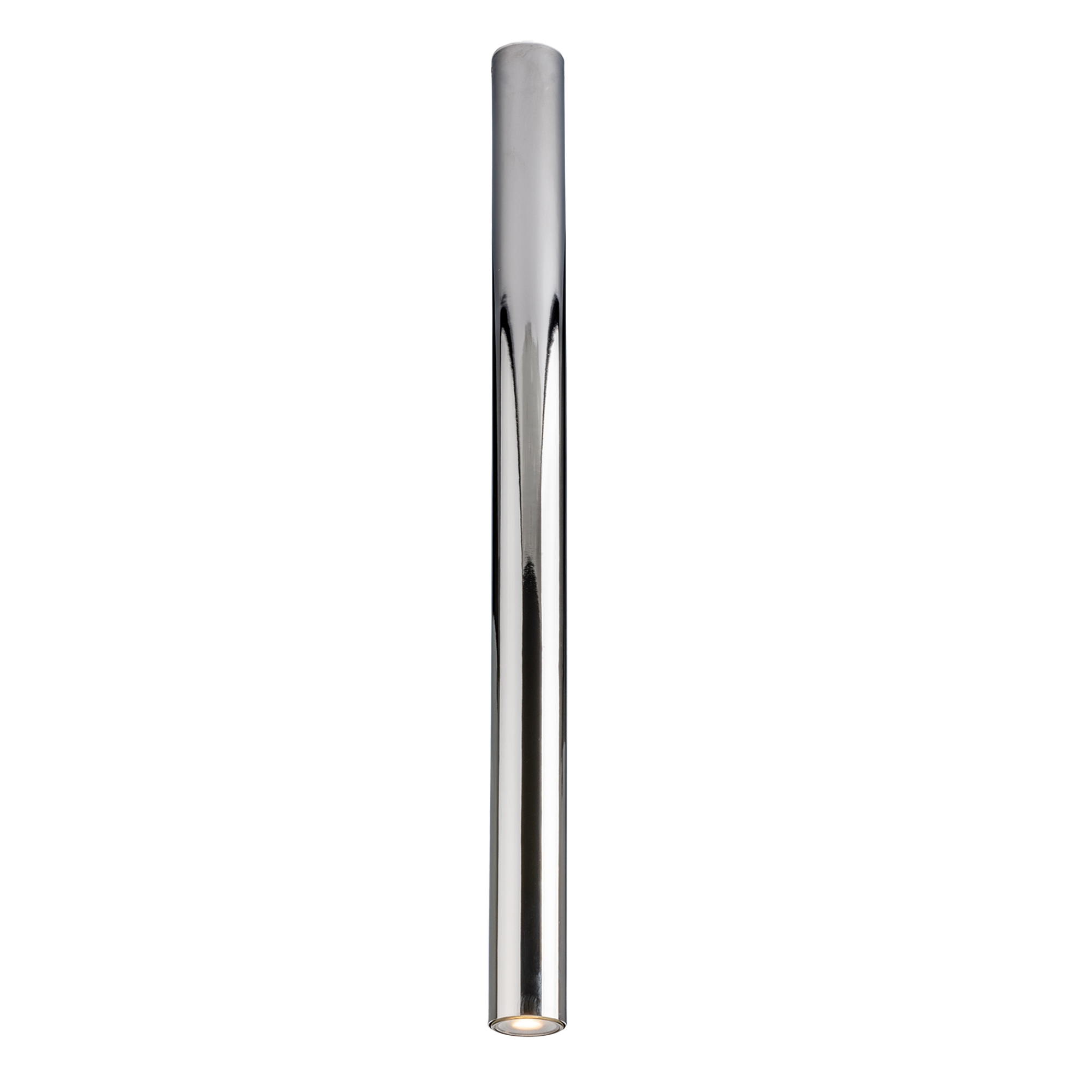 FLUKE cylindrical ceiling light in chrome metal 75 cm - Luce Ambiente e Design