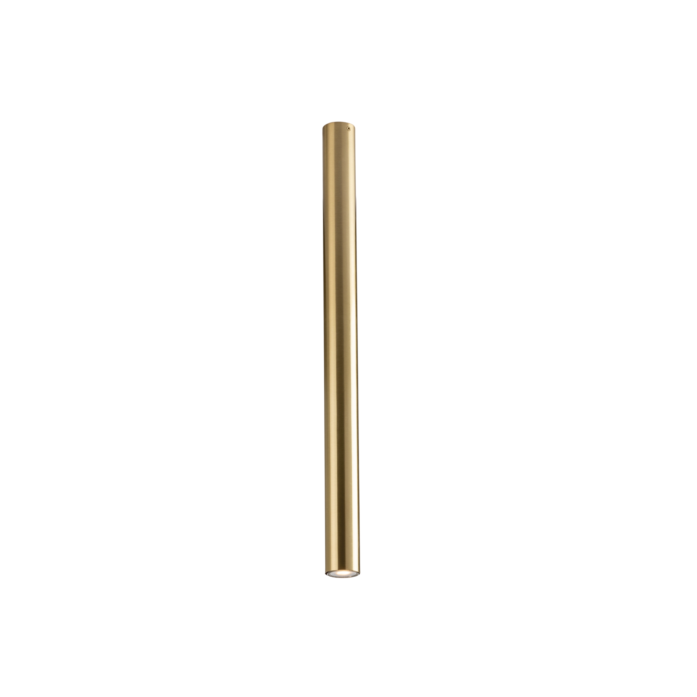 FLUKE cylindrical ceiling light in gold metal 75 cm - Luce Ambiente e Design