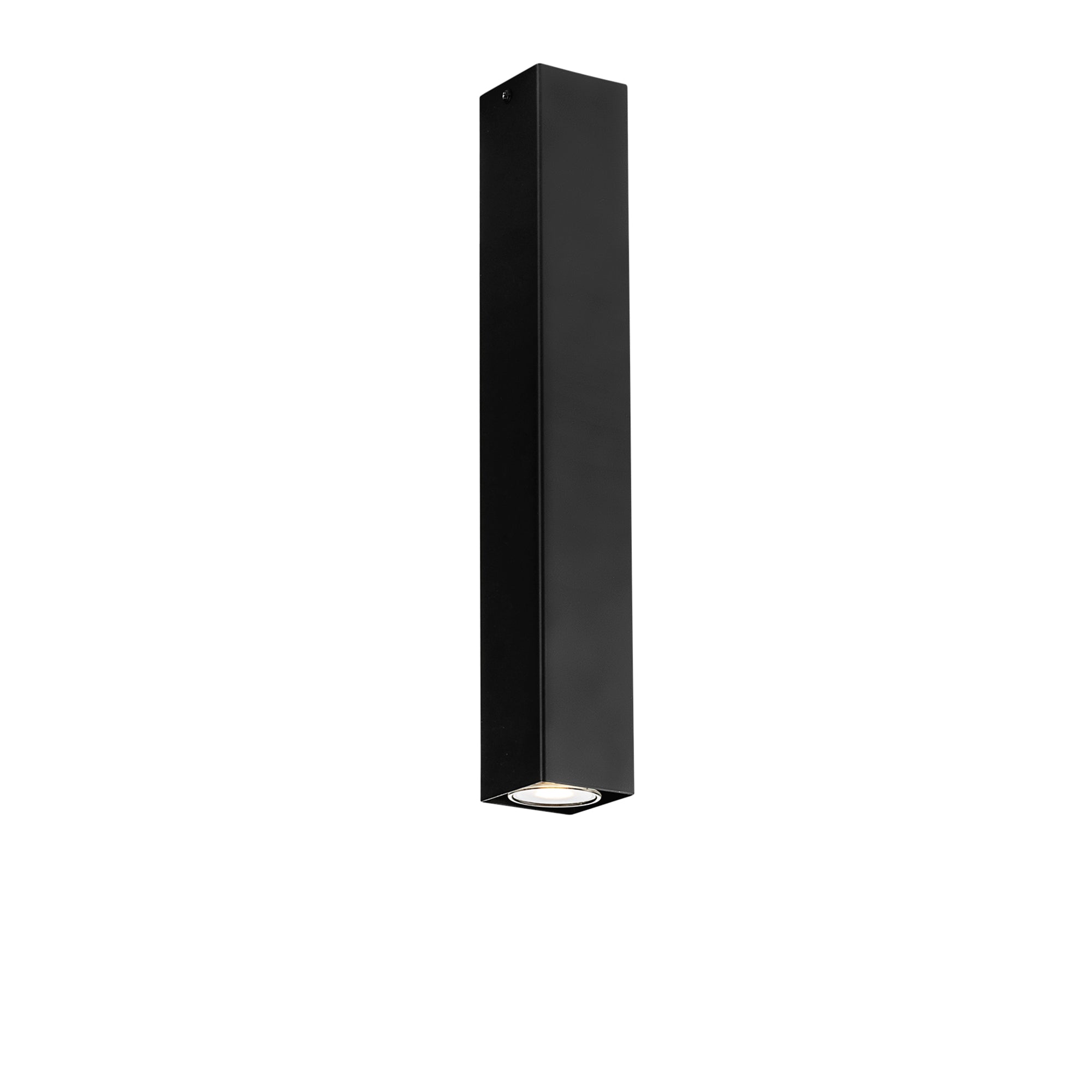 FLUKE square ceiling light in black metal 40 cm - Luce Ambiente e Design