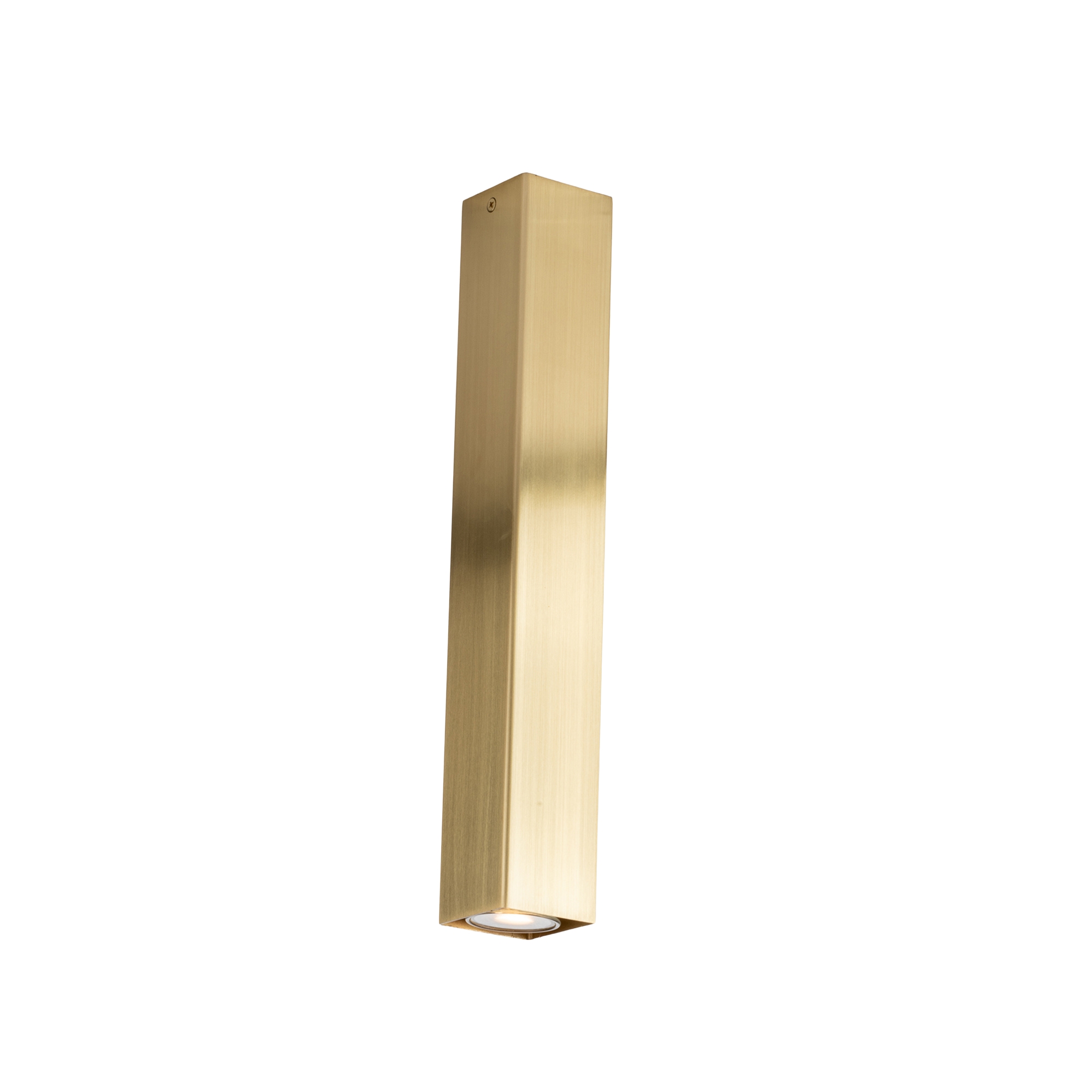 FLUKE square ceiling light in gold metal 40 cm - Luce Ambiente e Design