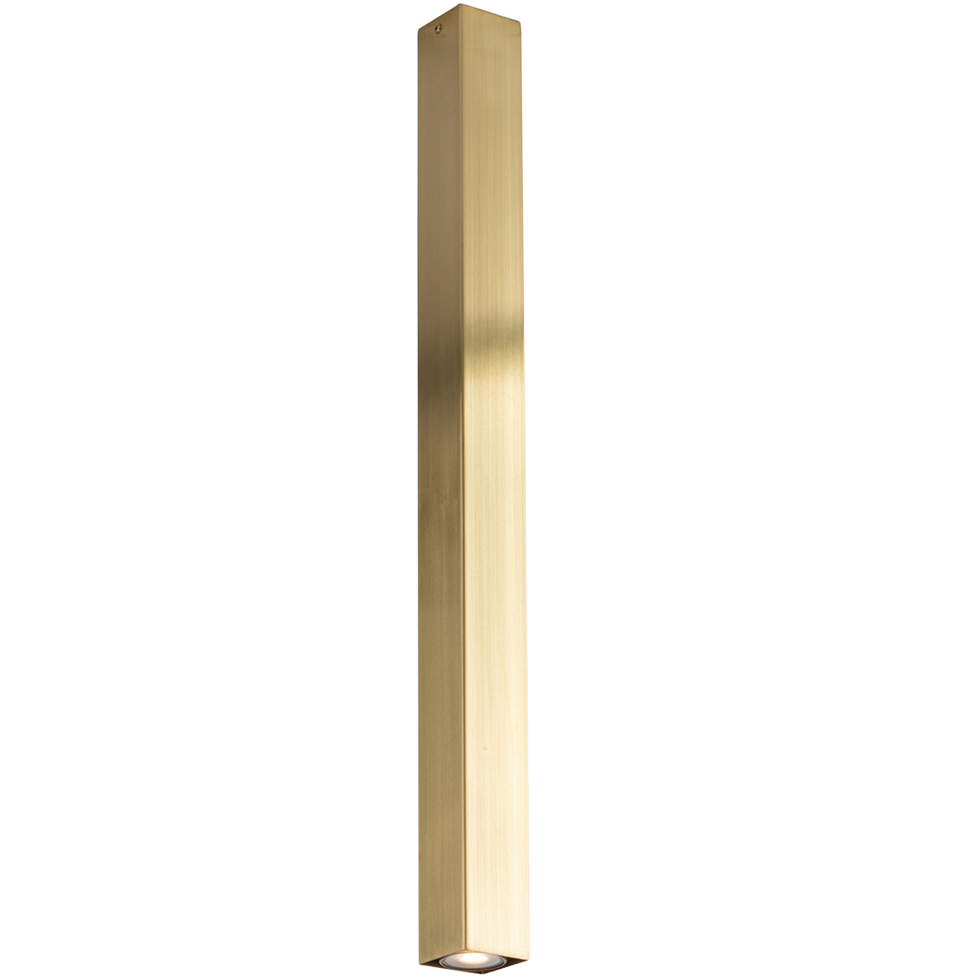 FLUKE square ceiling light in gold metal 75 cm - Luce Ambiente e Design