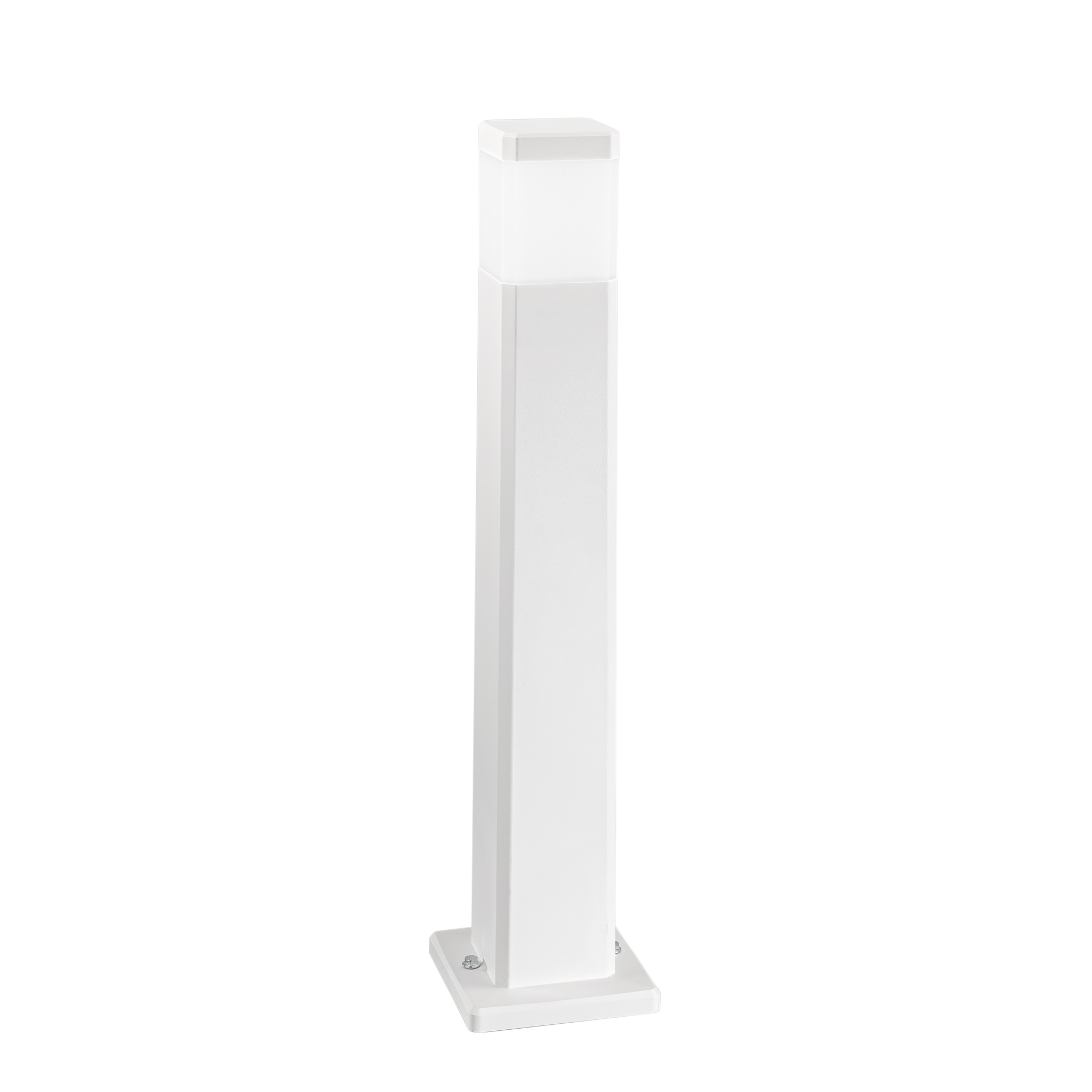FOCUS outdoor bollard square white salt-resistant - Intec