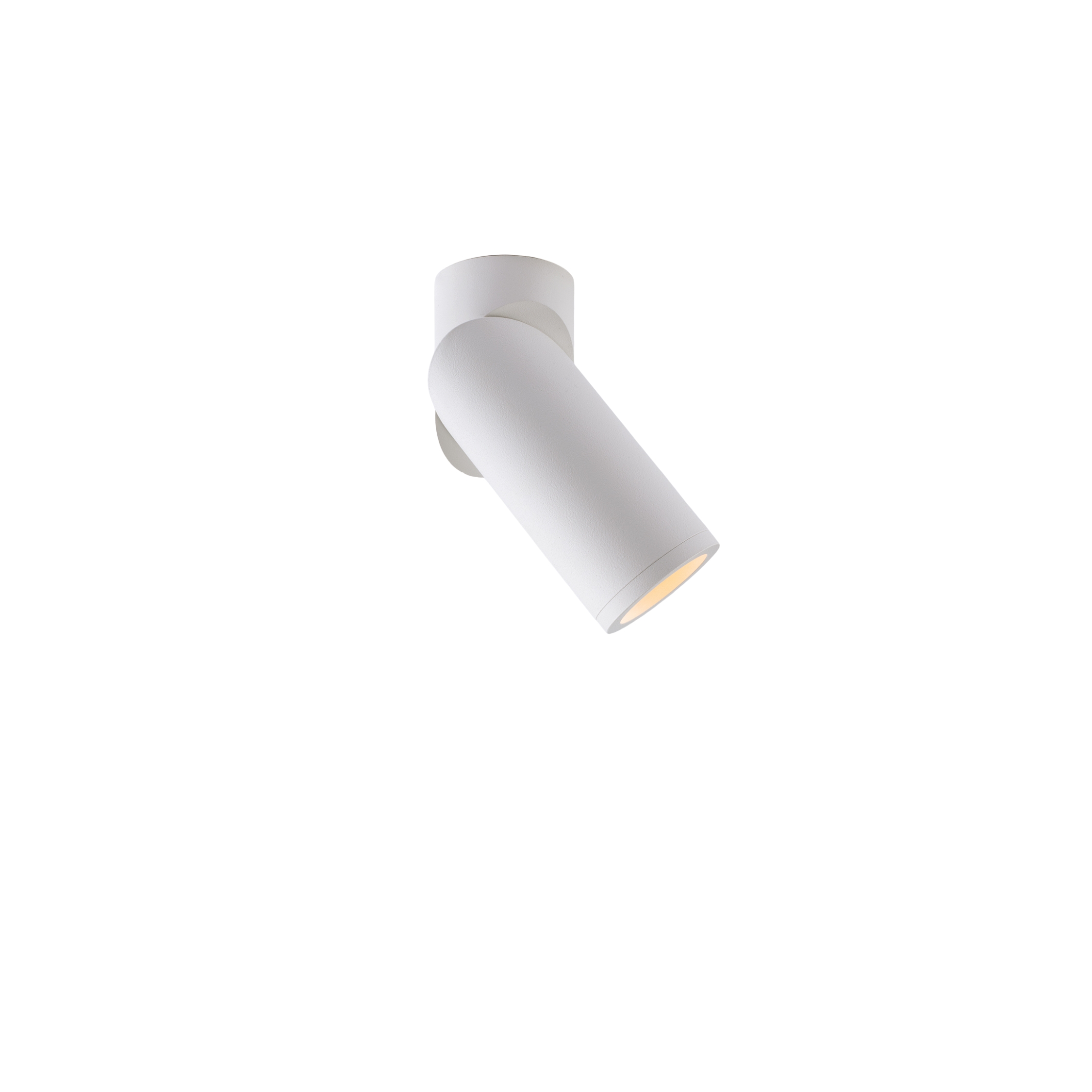 GENESIS ceiling light in matte white aluminum adjustable 330° - Intec